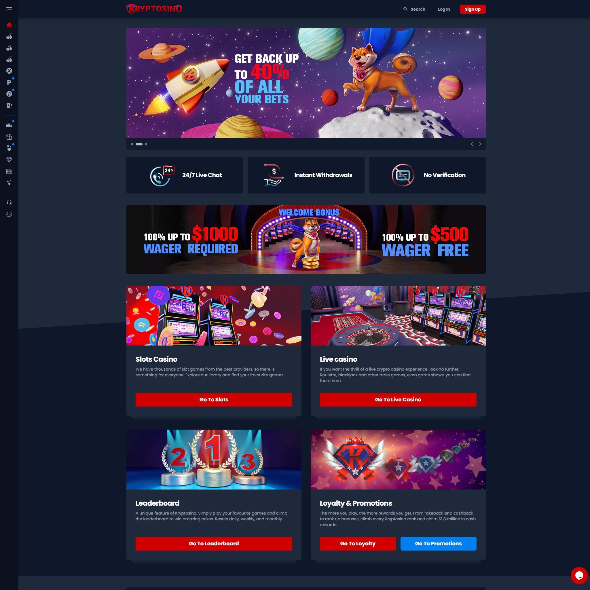 Kryptosino review by Best Netent Casino