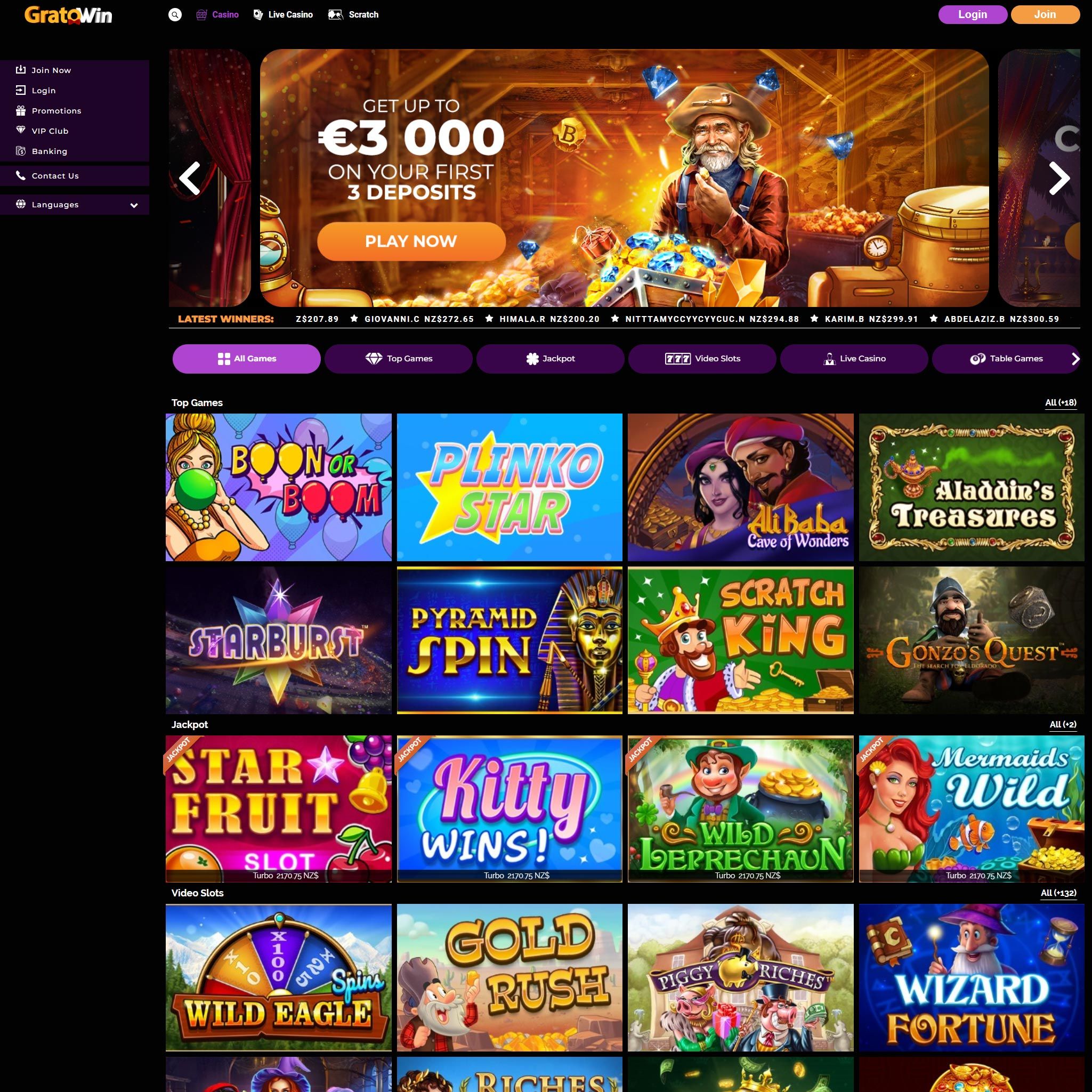 Gratowin Casino review by Best Netent Casino