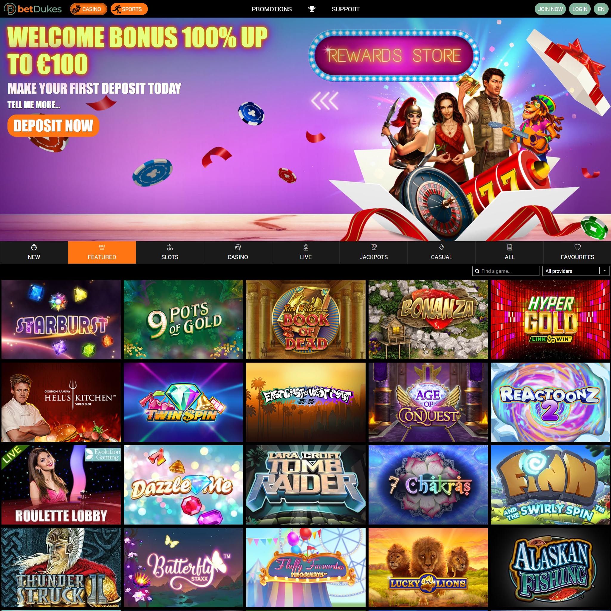 Dukes Casino review by Best Netent Casino