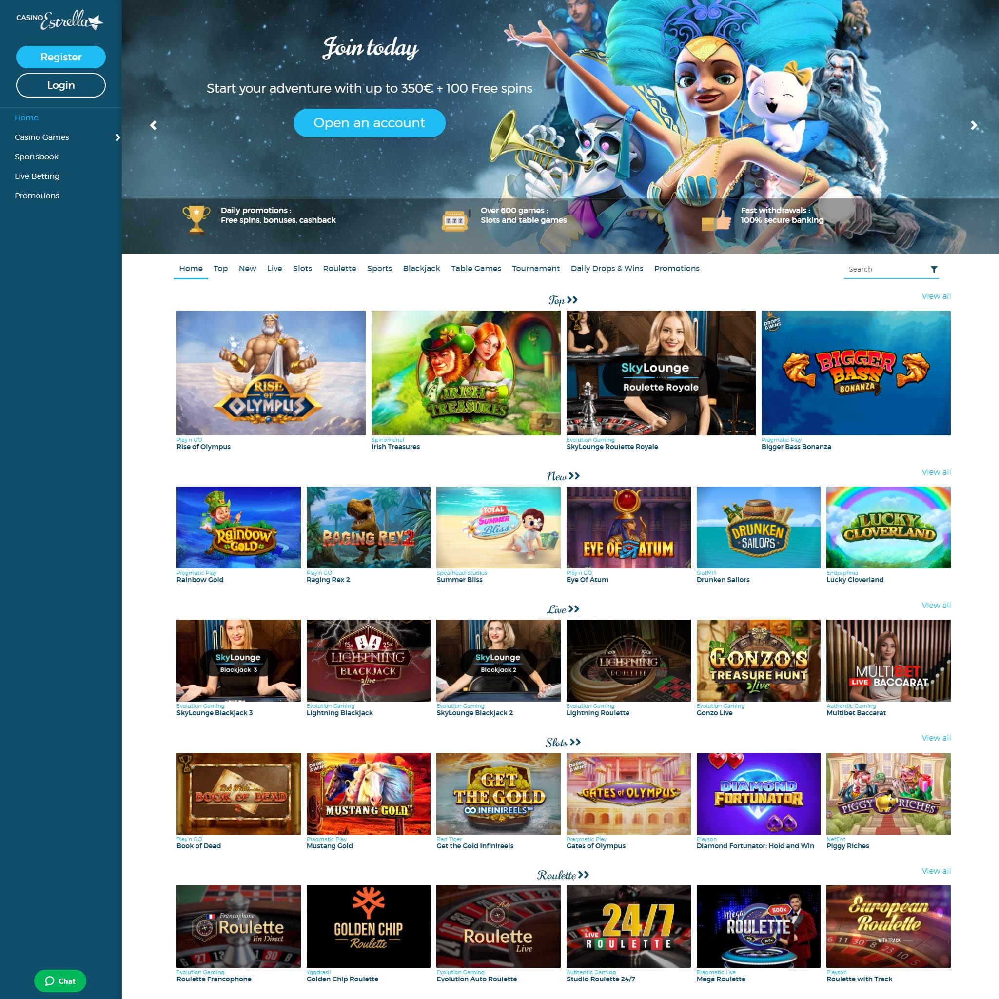 Casino Estrella review by Best Netent Casino