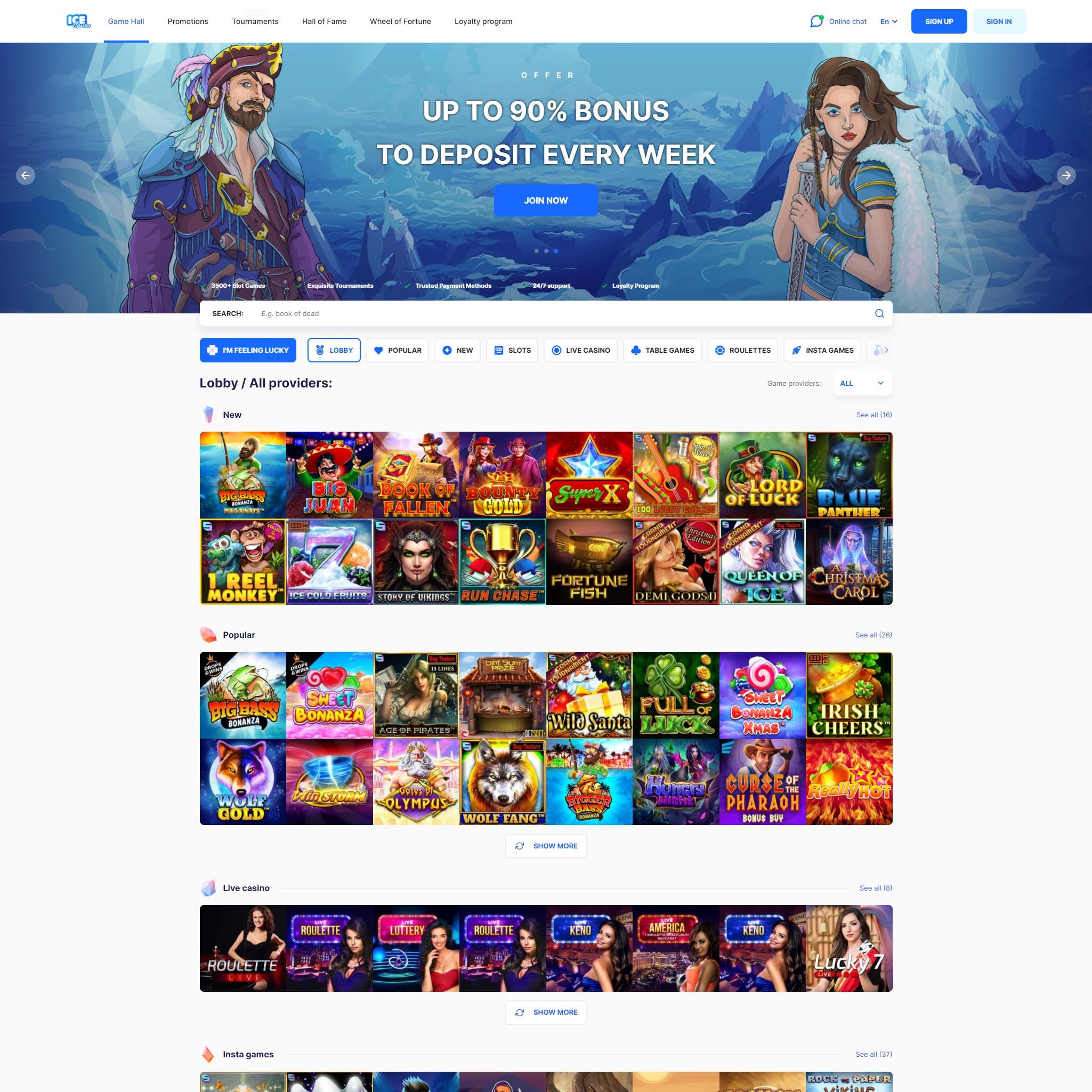 Ice Casino review by Best Netent Casino