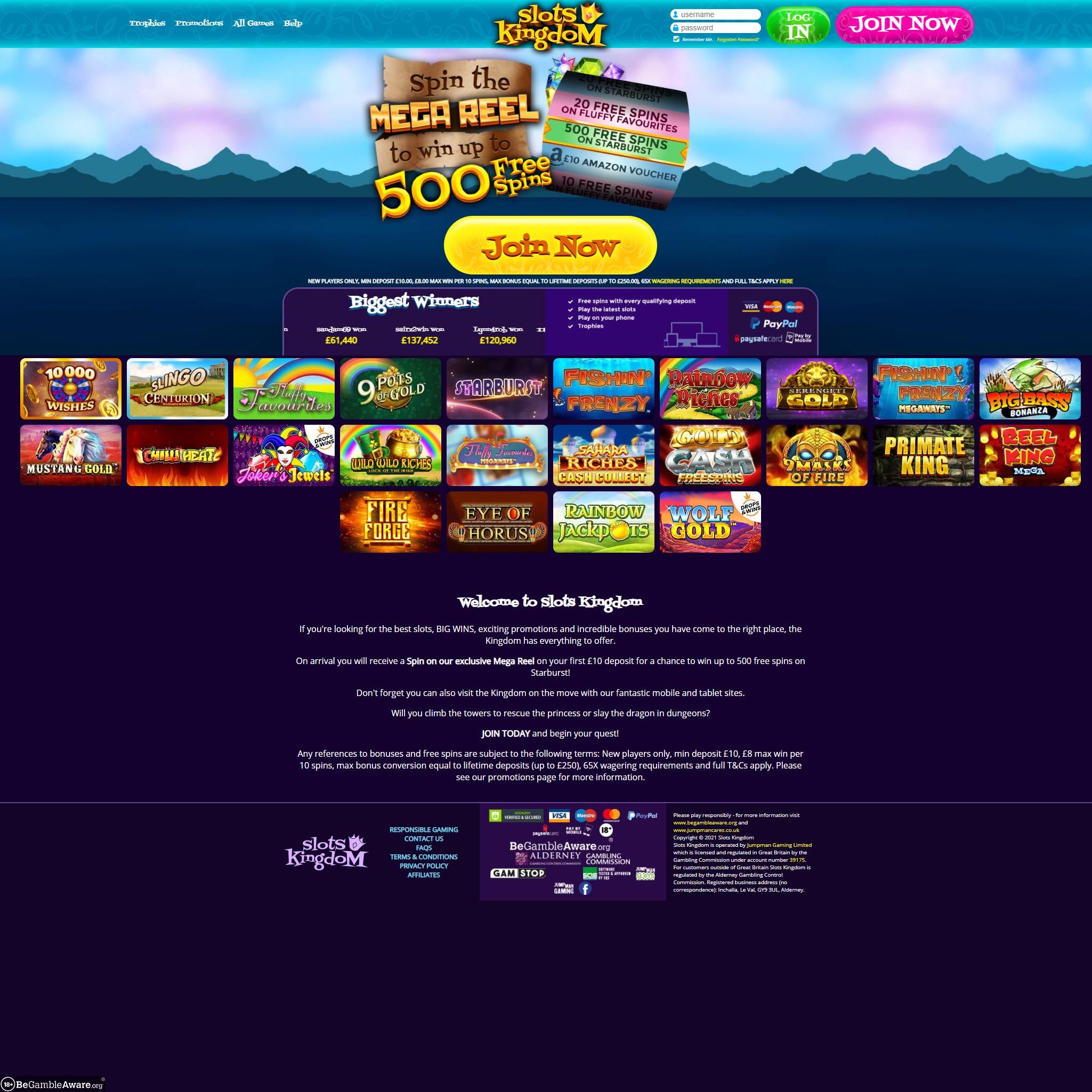 Slots Kingdom Casino review by Best Netent Casino