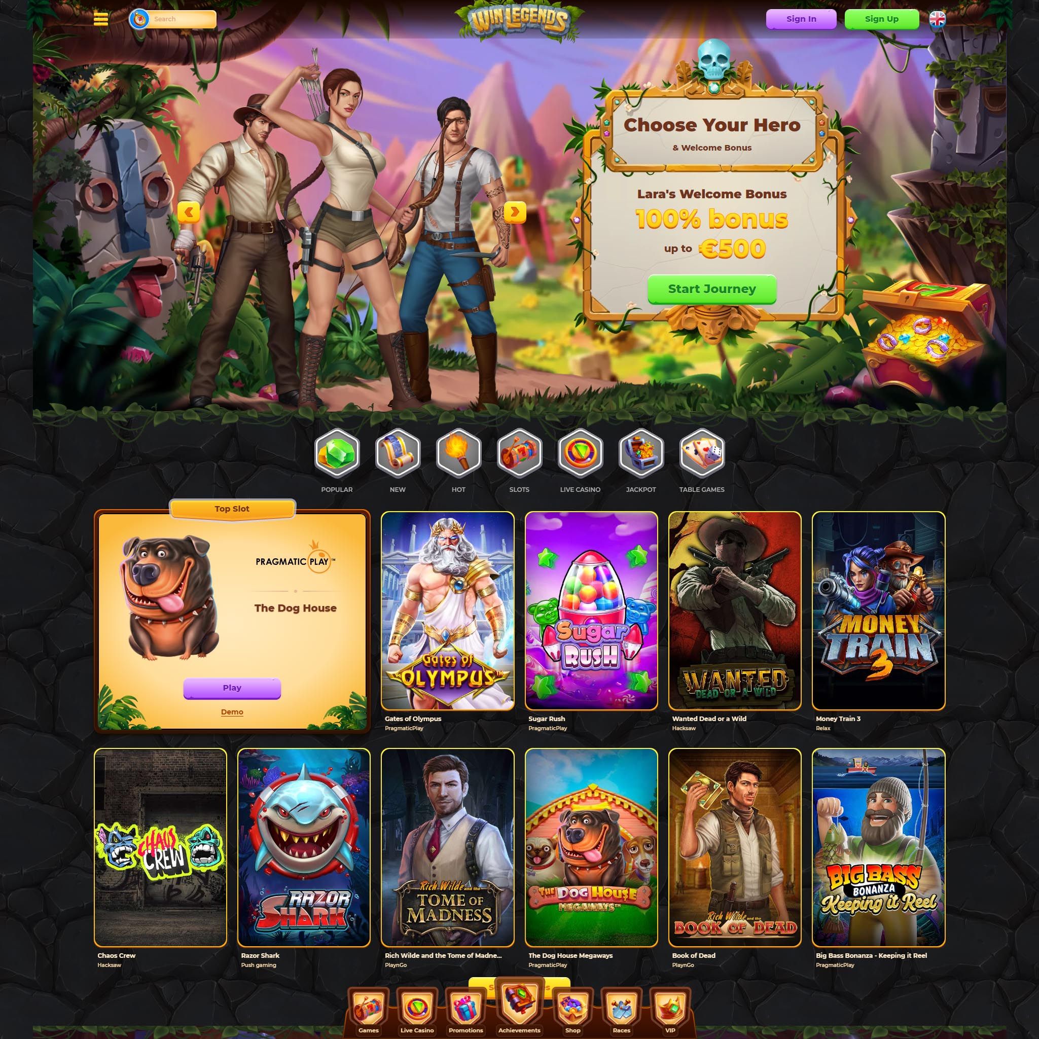 WinLegends Casino review by Best Netent Casino