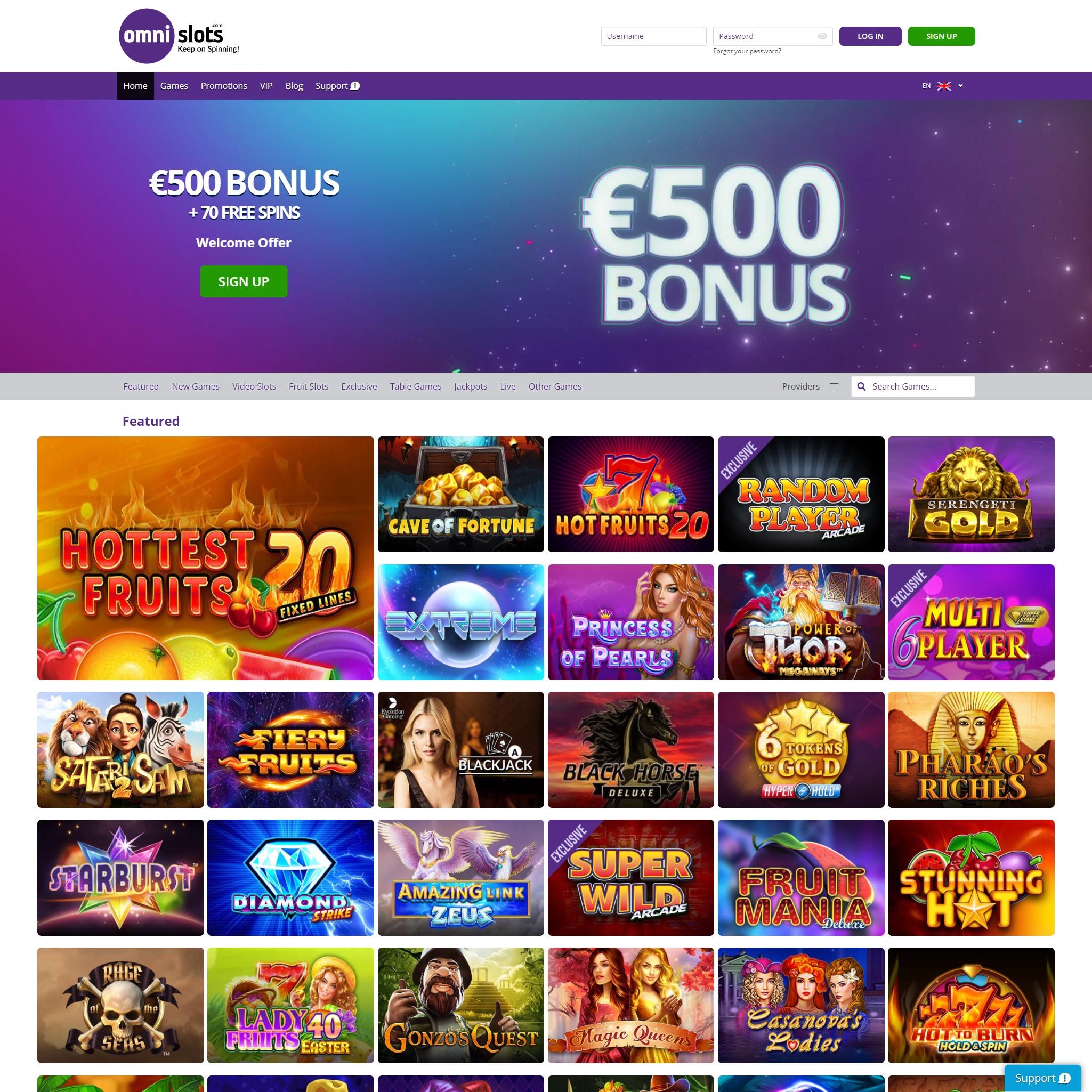 Omni Slots Casino review by Best Netent Casino