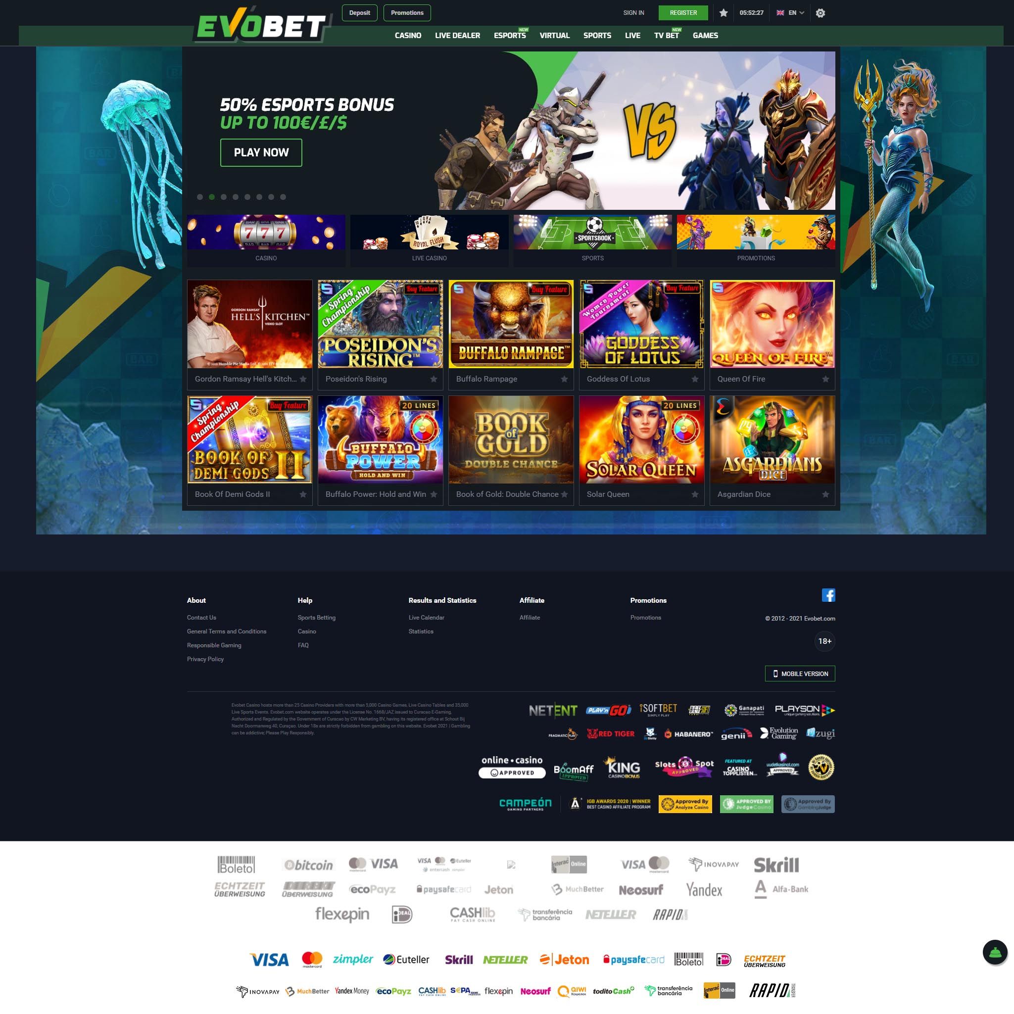 EvoBet Casino review by Best Netent Casino