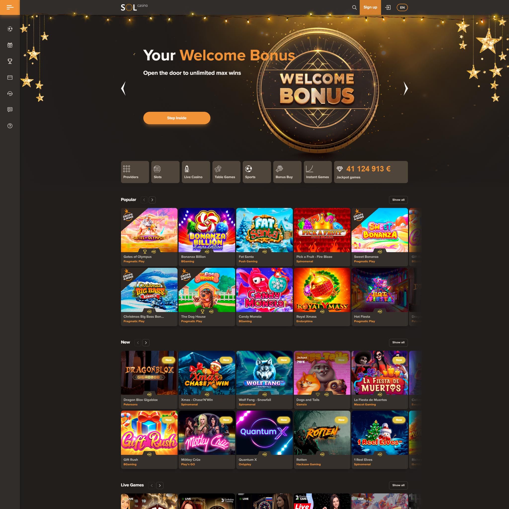 Sol Casino review by Best Netent Casino