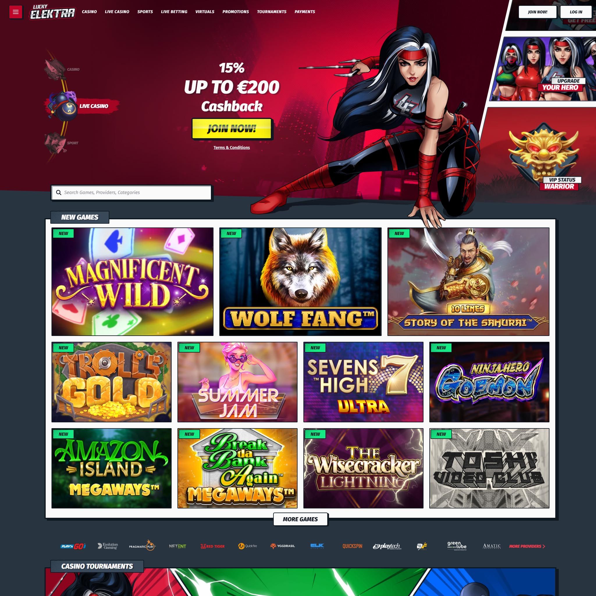 Lucky Elektra review by Best Netent Casino