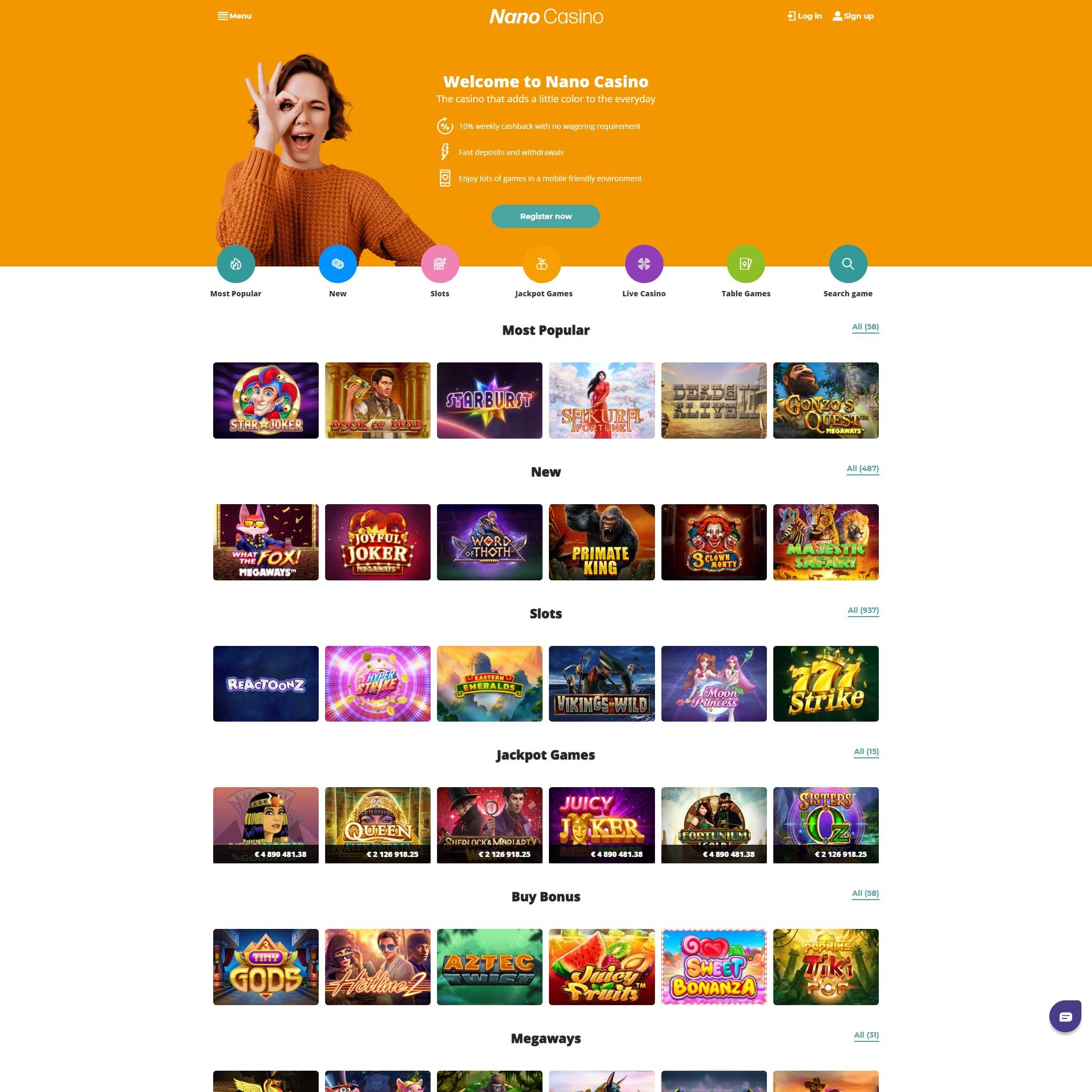 Nano Casino review by Best Netent Casino