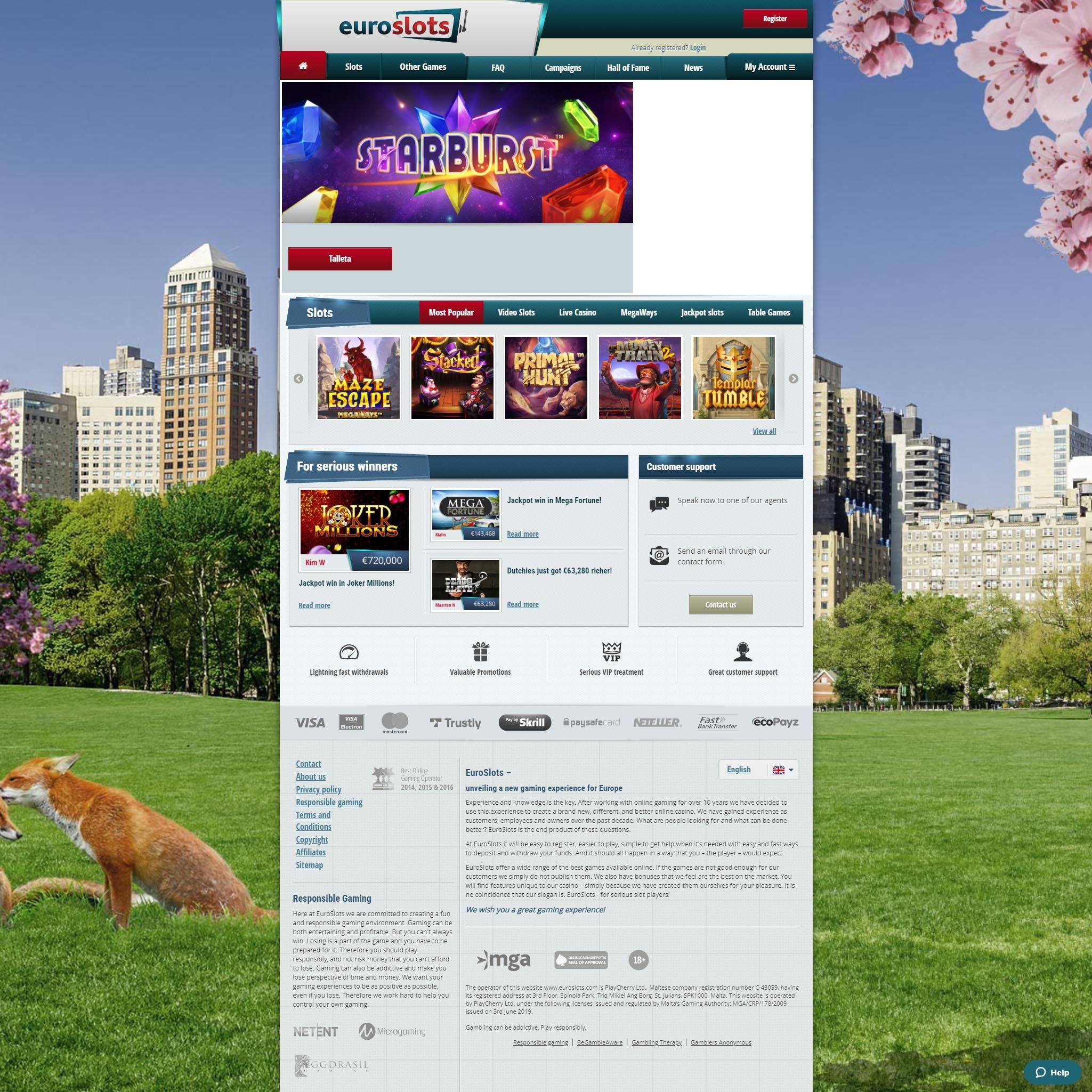 EuroSlots review by Best Netent Casino