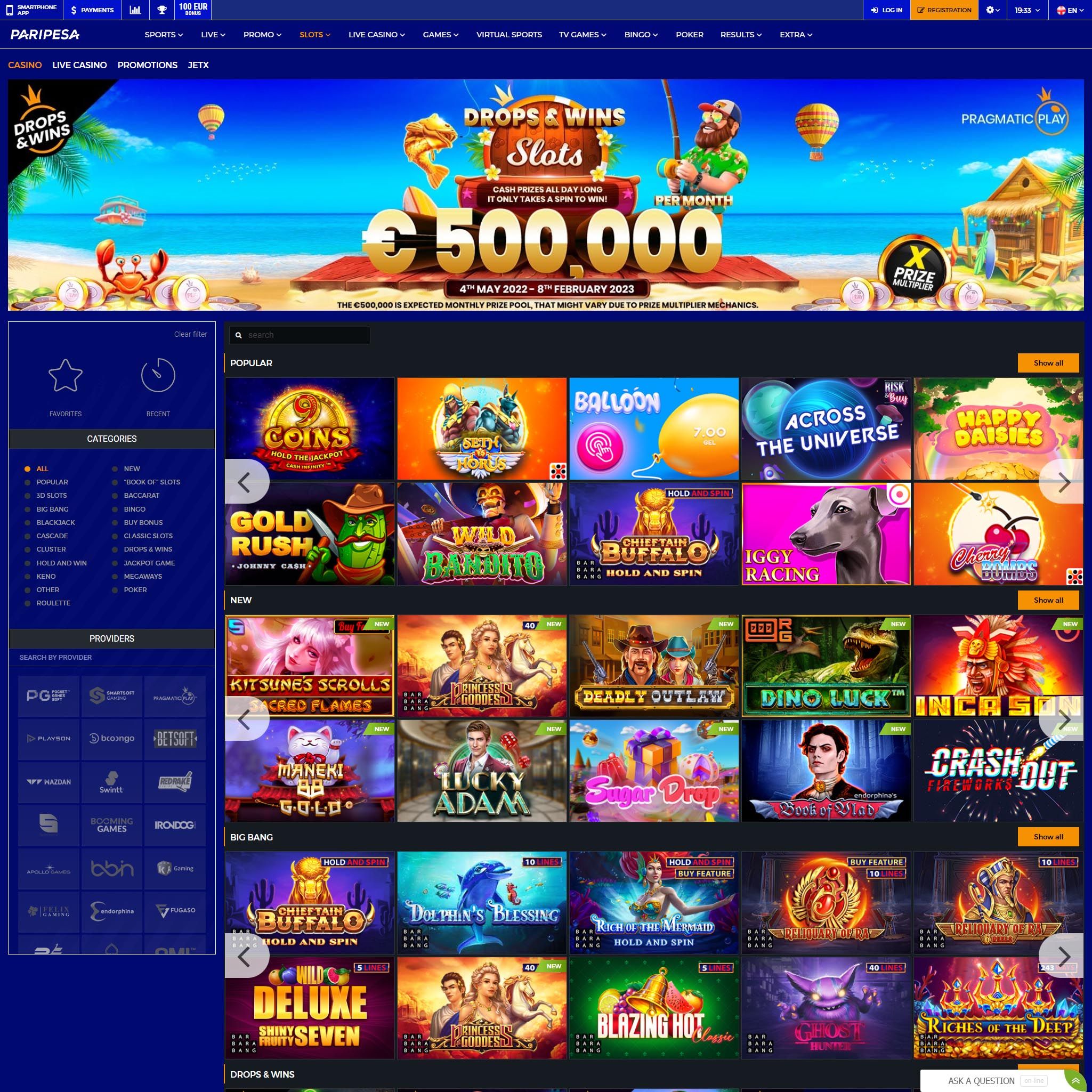Paripesa Casino review by Best Netent Casino