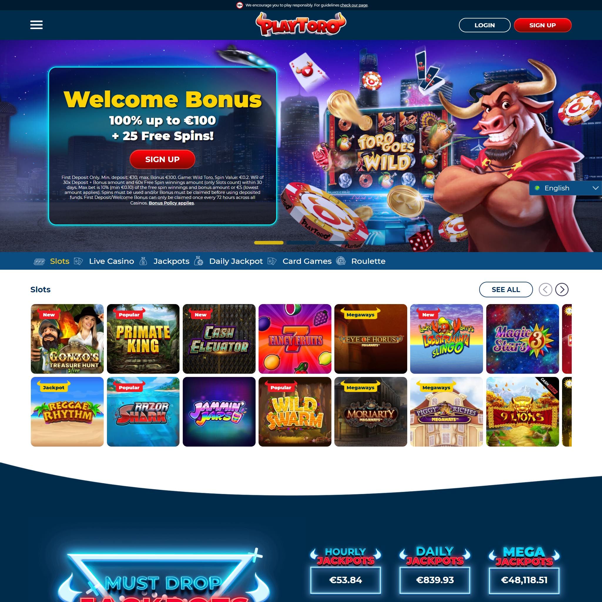 PlayToro Casino review by Best Netent Casino