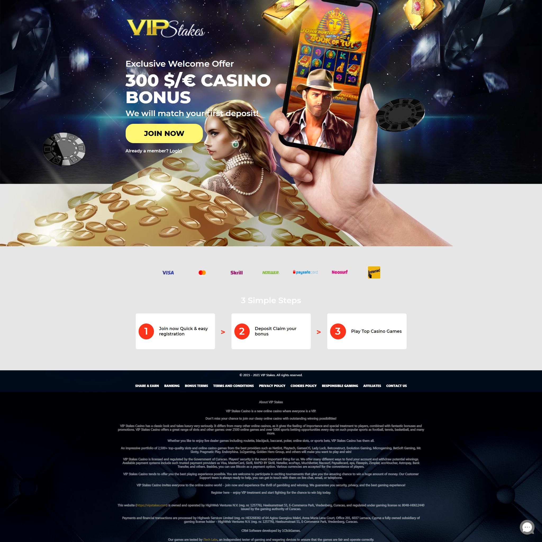 Vip Stakes review by Best Netent Casino