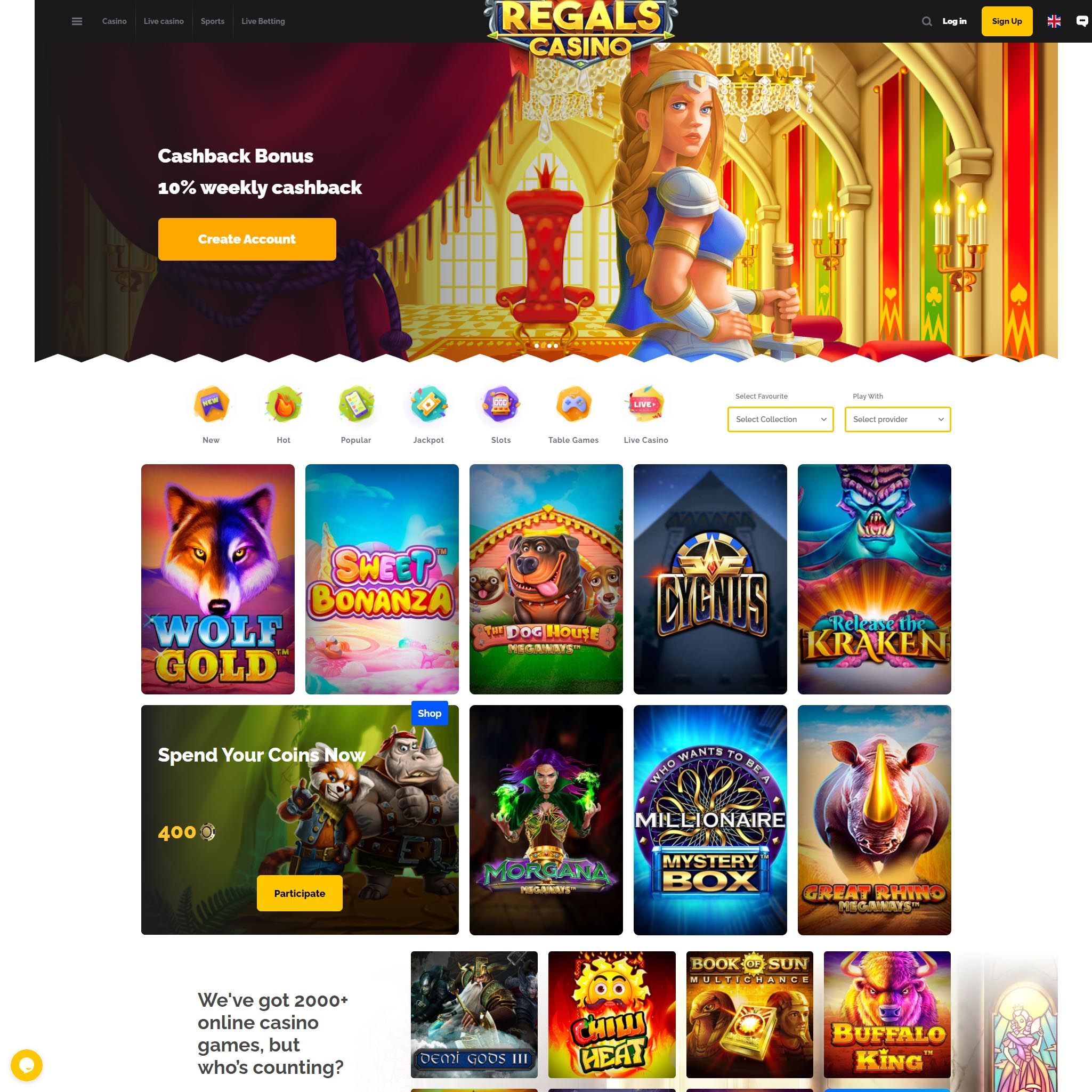 Regals Casino review by Best Netent Casino