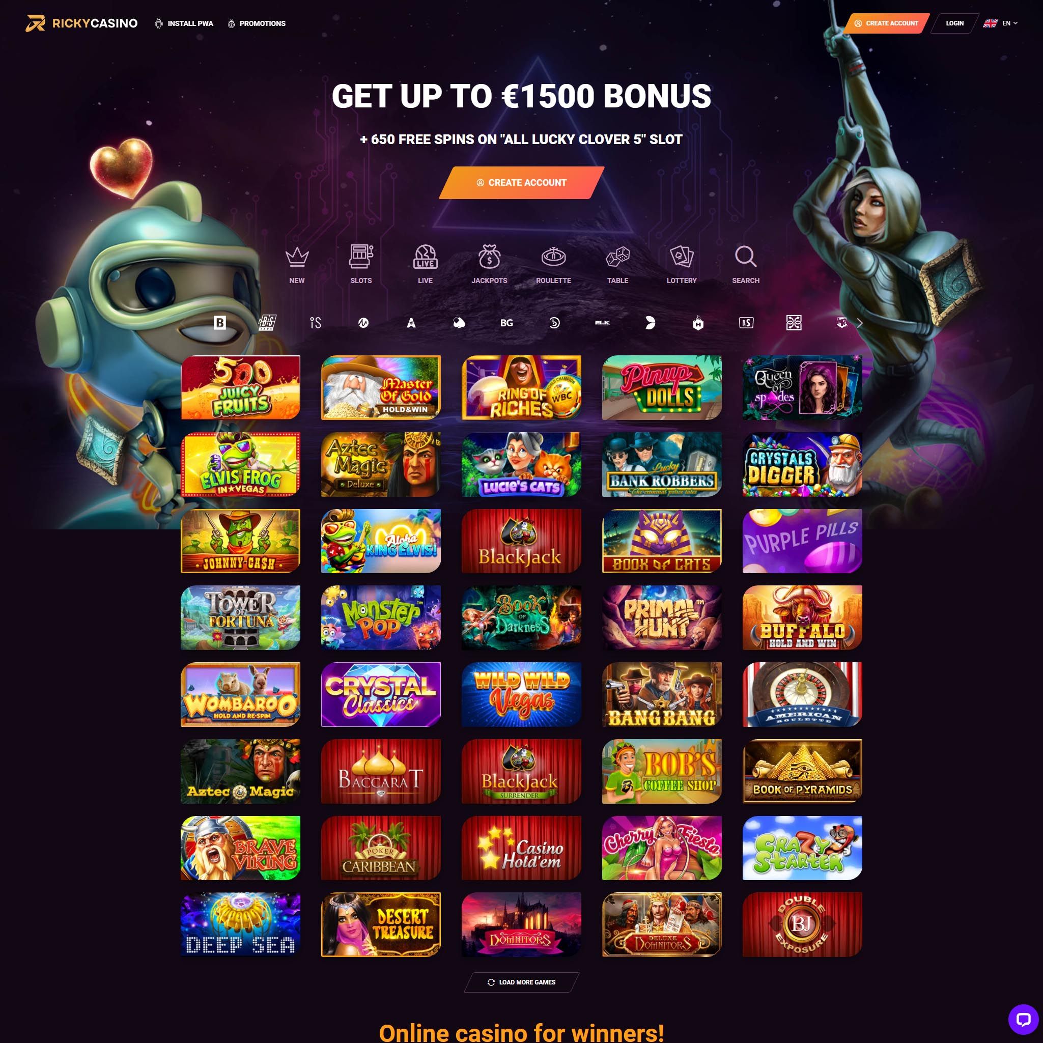 RickyCasino review by Best Netent Casino