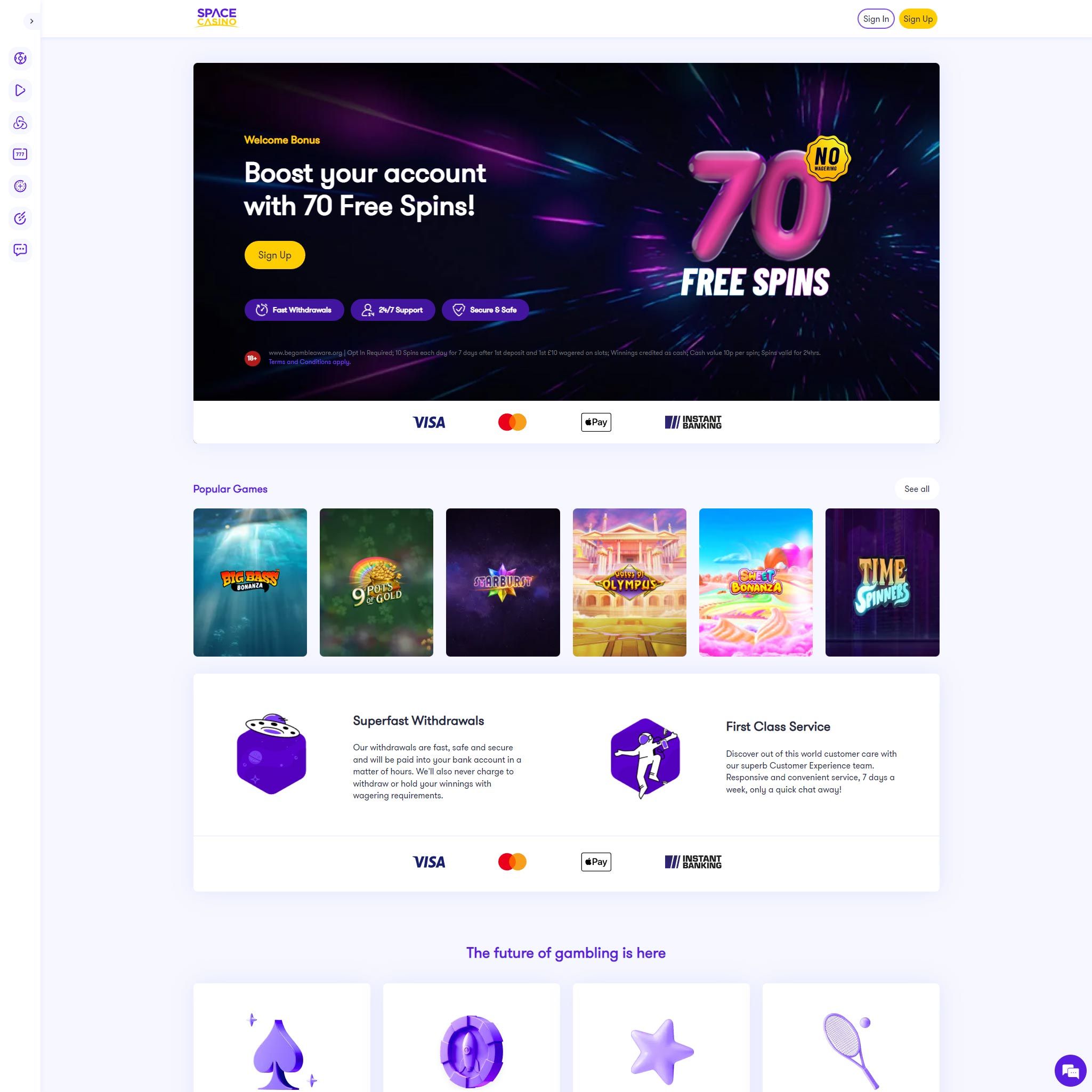 Space Casino review by Best Netent Casino