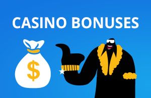 updated list of the best online casino bonuses for casino players to claim bonus funds, free spins, or both