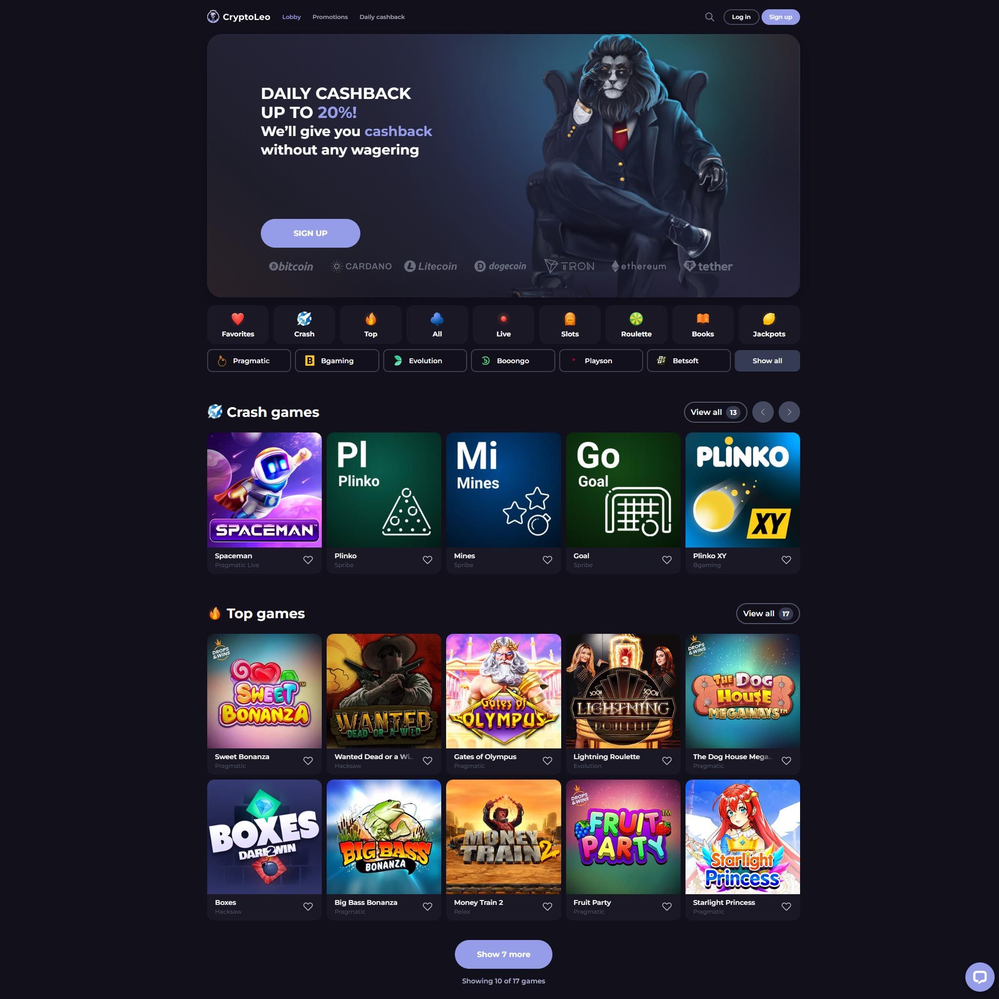 Crypto Leo Casino review by Best Netent Casino