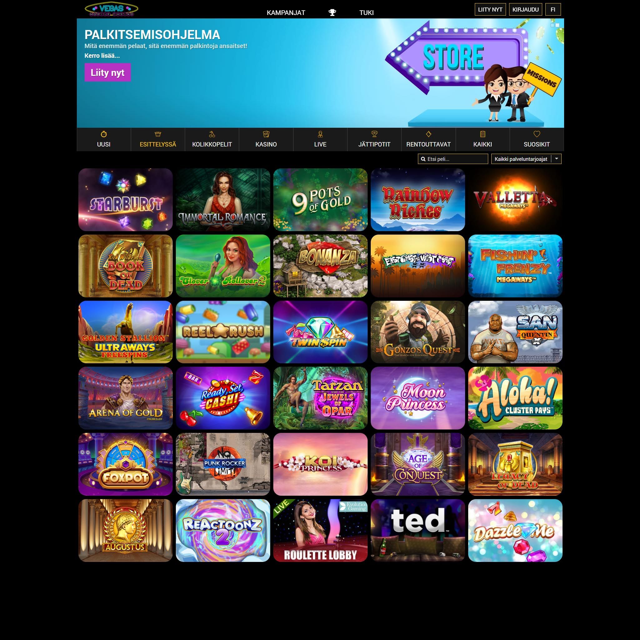 Vegas Mobile Casino review by Best Netent Casino