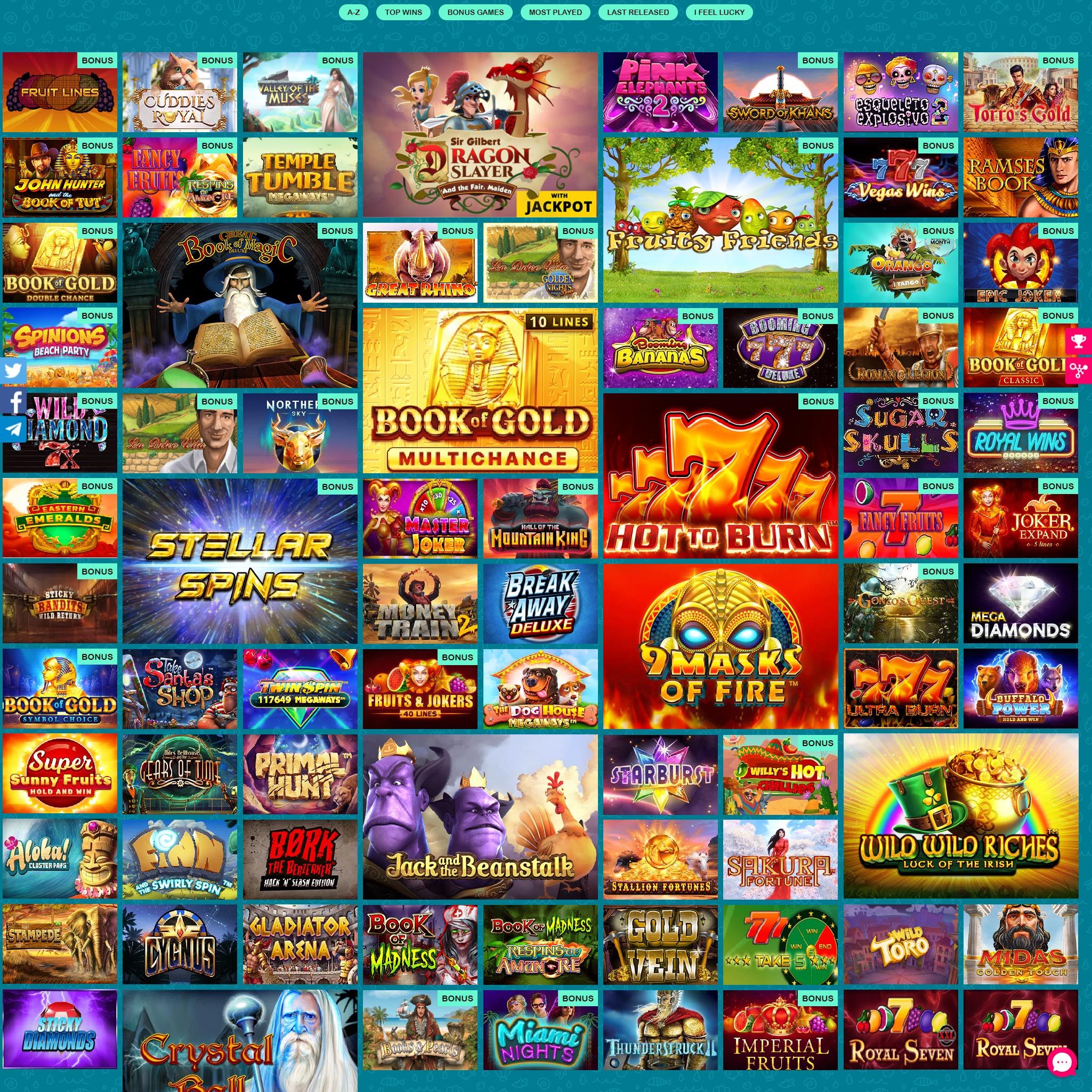 LotaPlay Casino full games catalogue