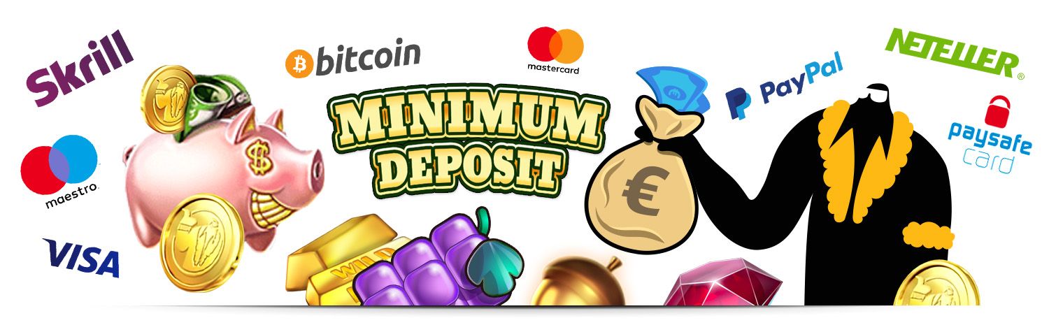1 Minimum Deposit Casinos & 5 Deposit Casino