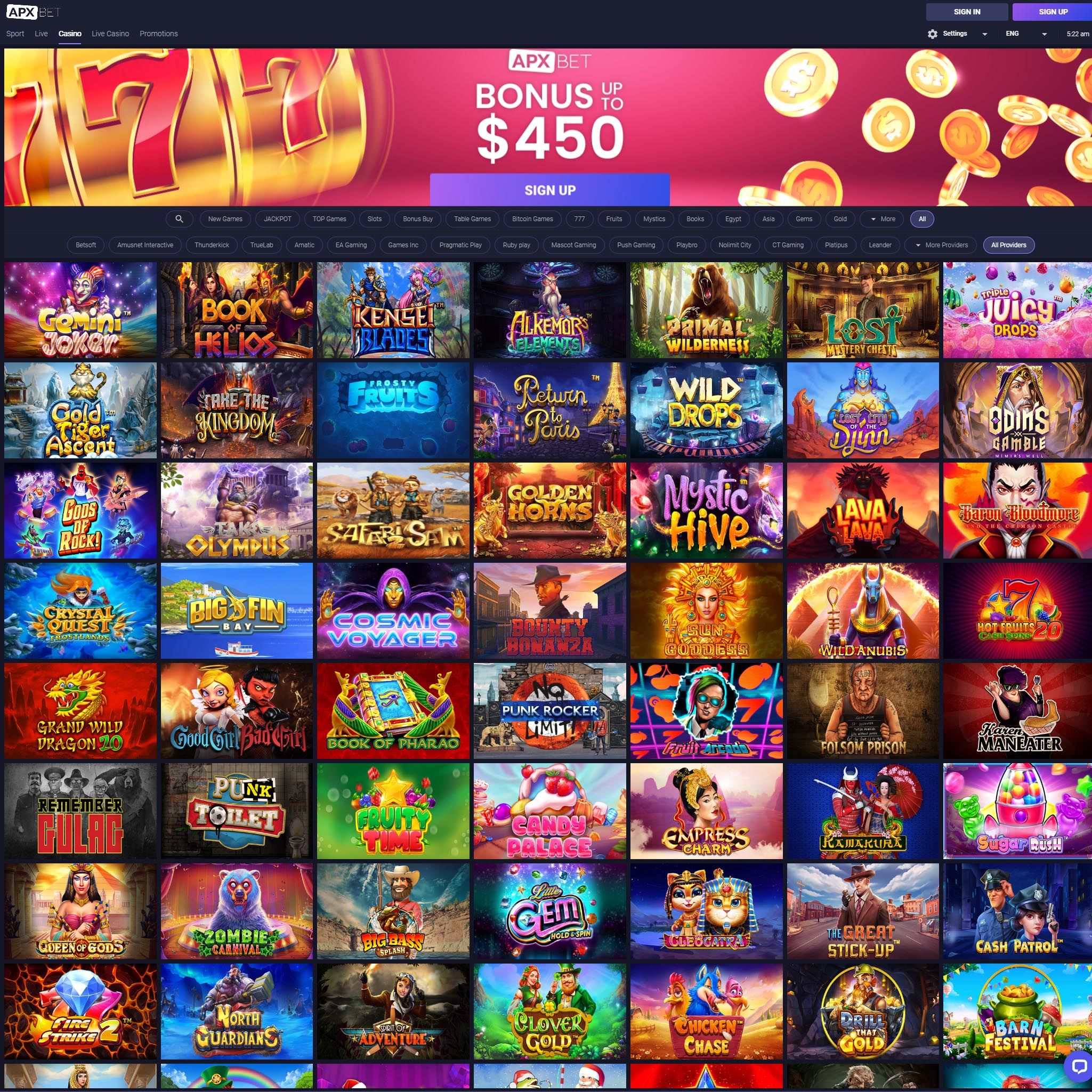 ApxBet Casino review by Best Netent Casino