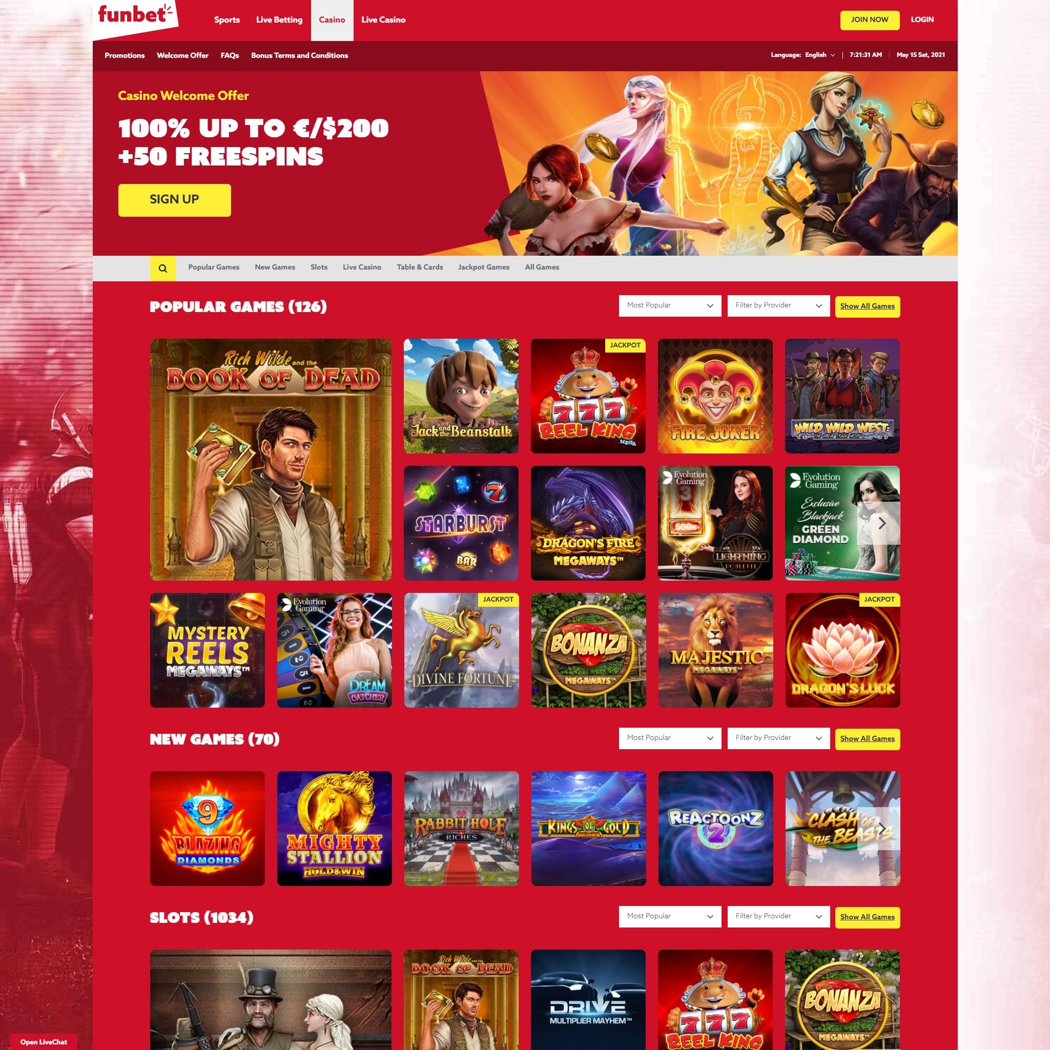 FunBet Casino review by Best Netent Casino