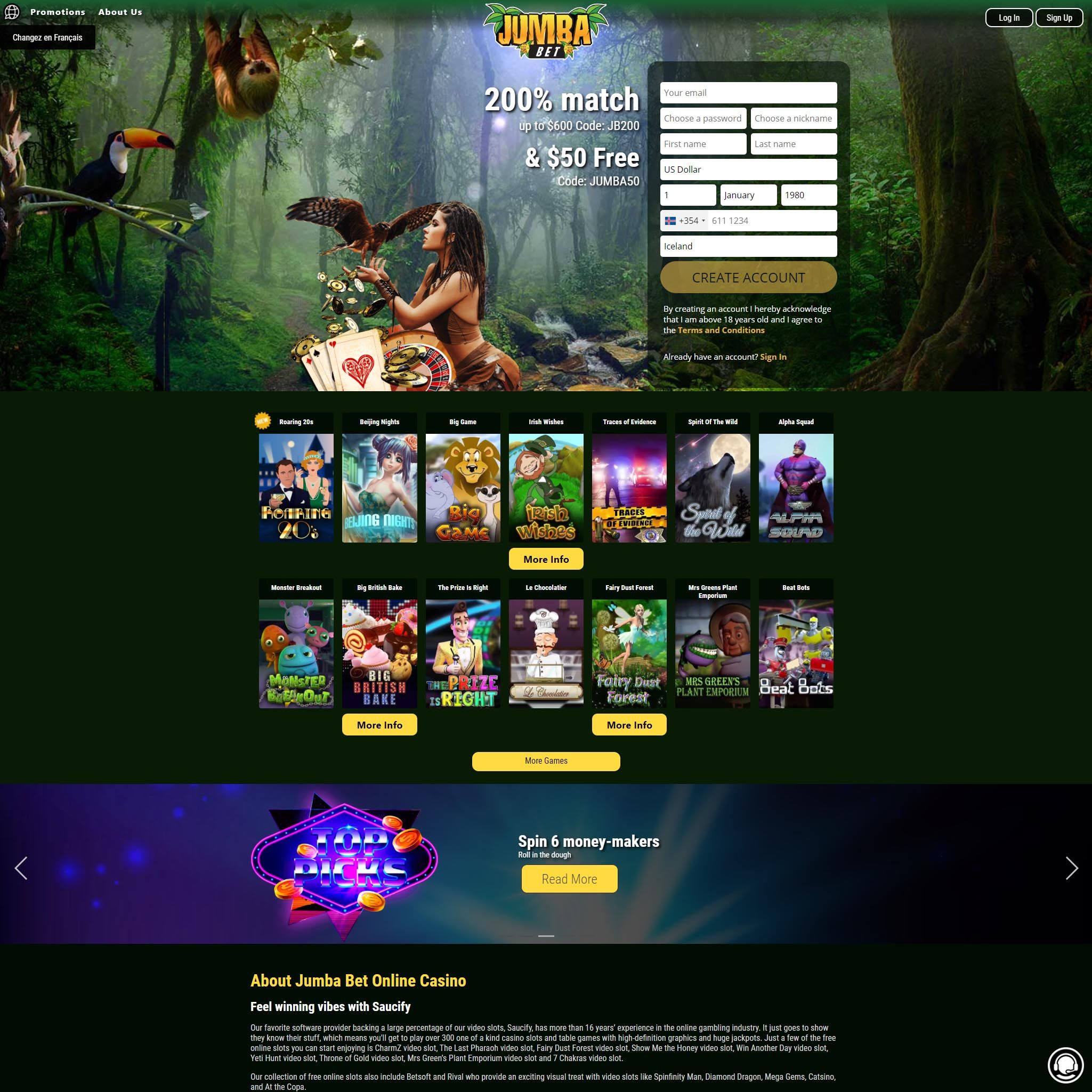 Jumba Bet review by Best Netent Casino