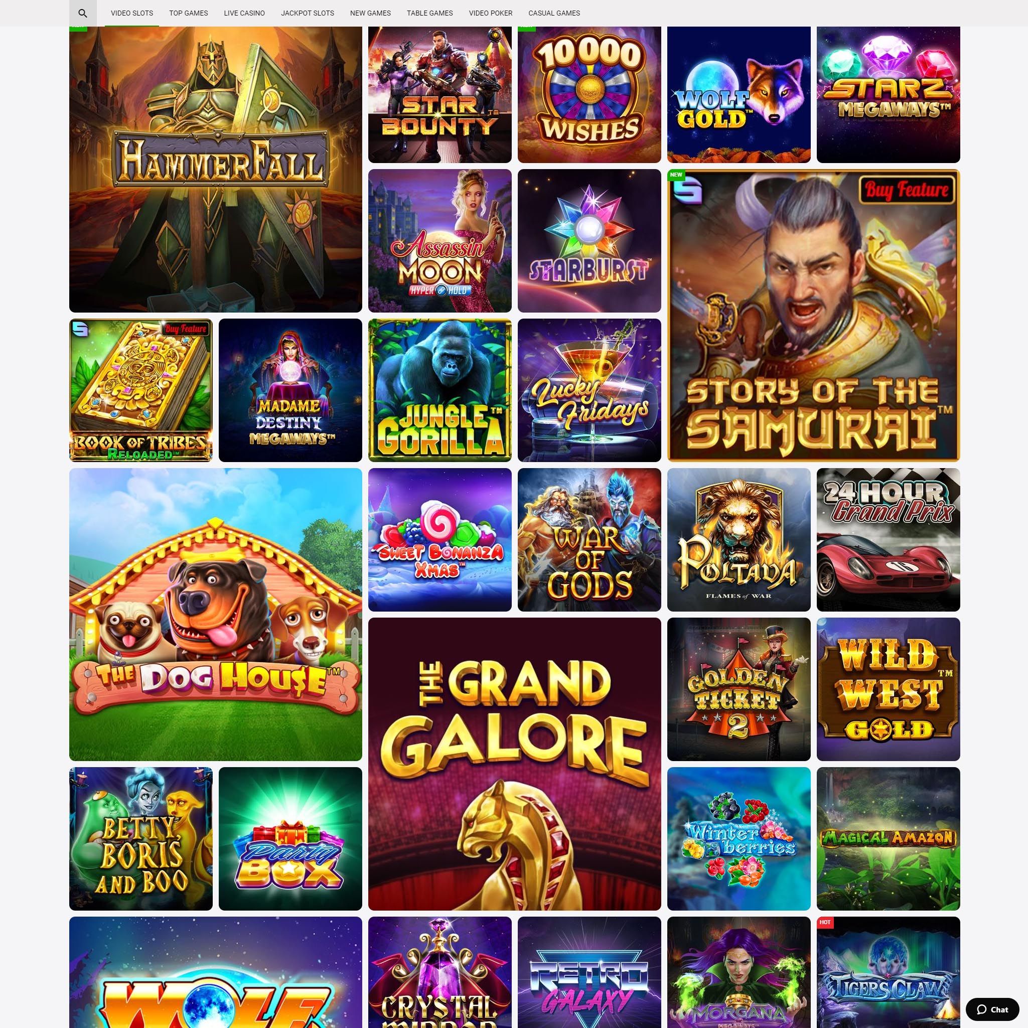 Zodiac Bet full games catalogue