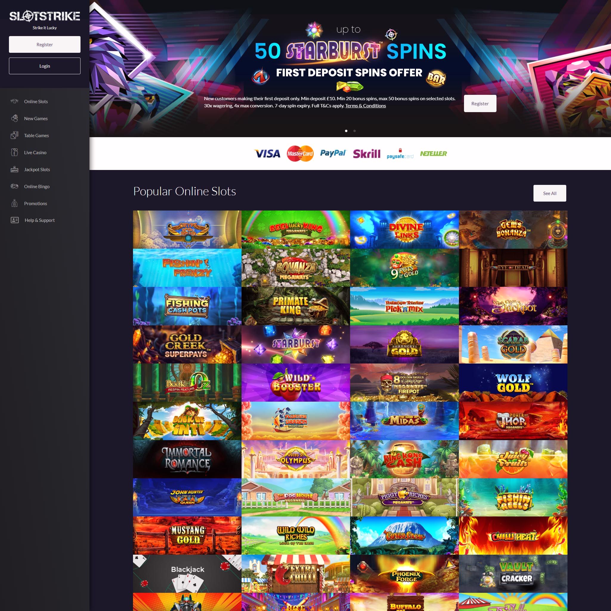 Slot Strike review by Best Netent Casino