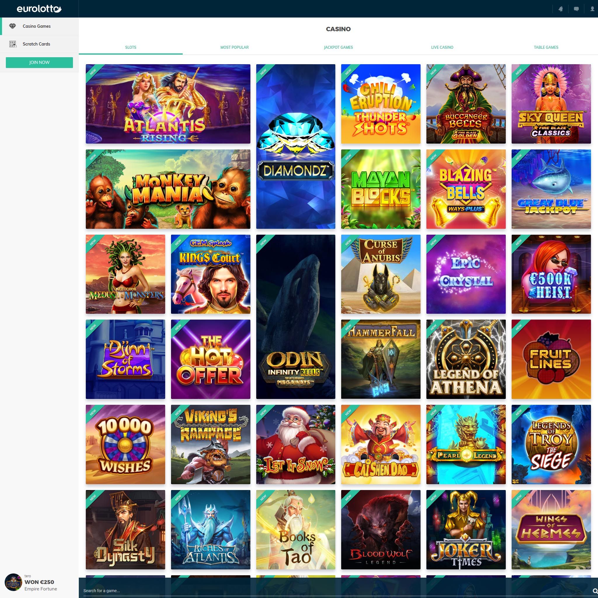Eurolotto review by Best Netent Casino
