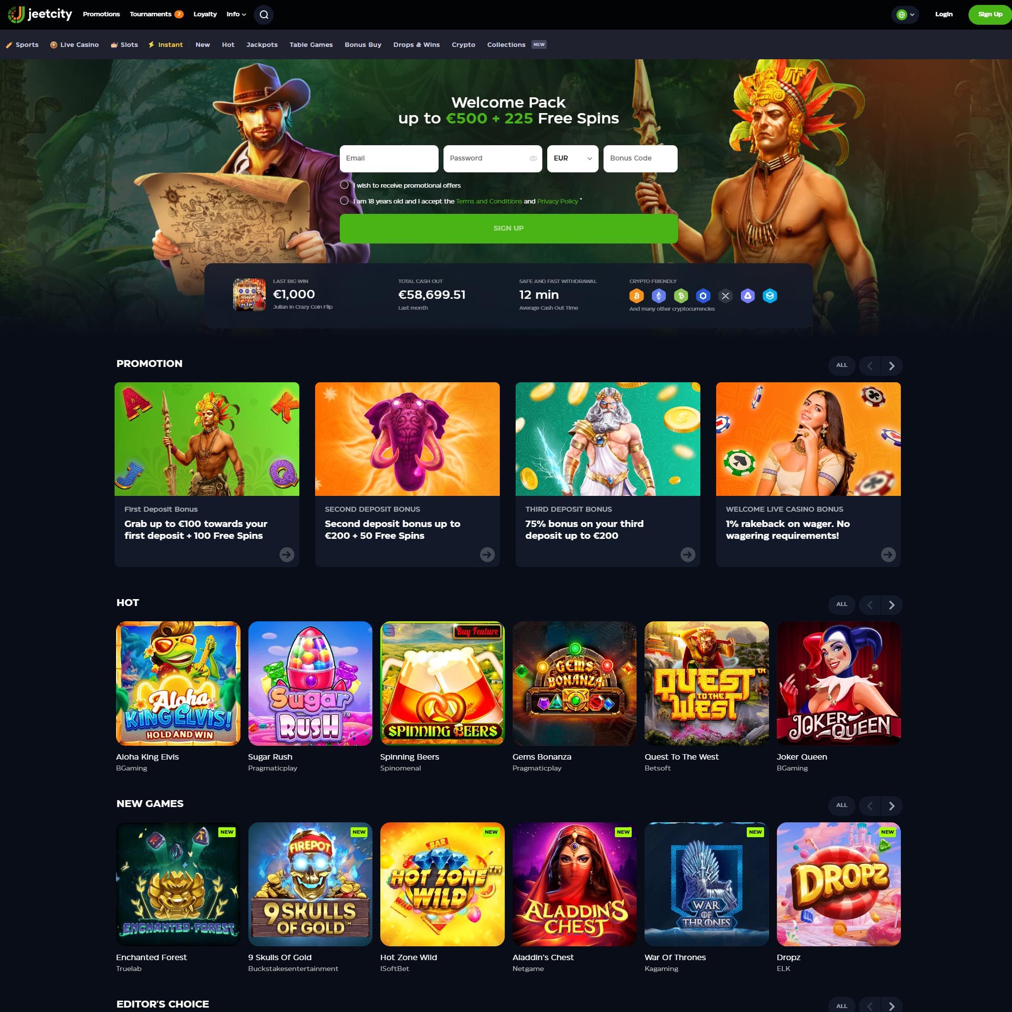 JeetCity Casino review by Best Netent Casino