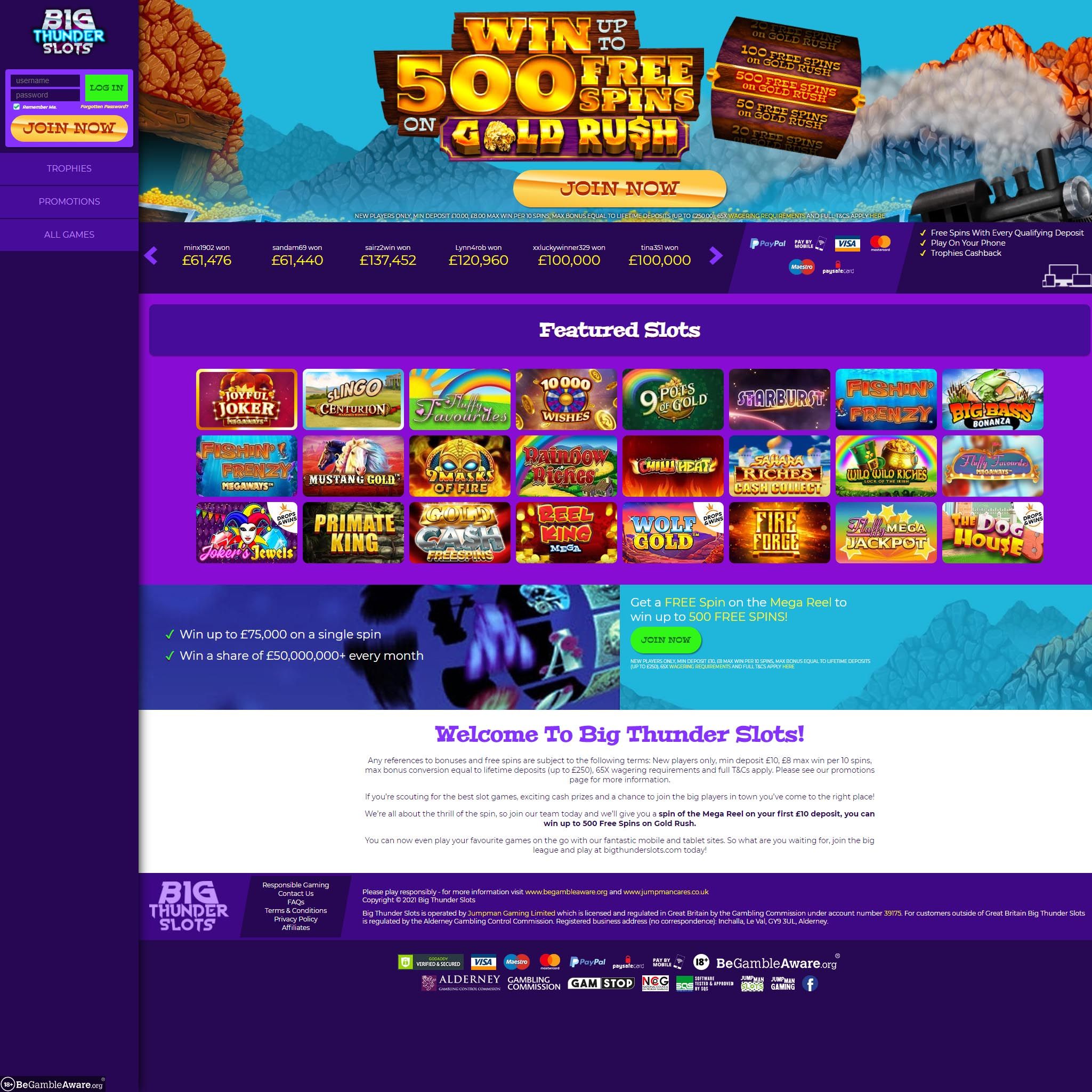 Big Thunder Slots Casino review by Best Netent Casino