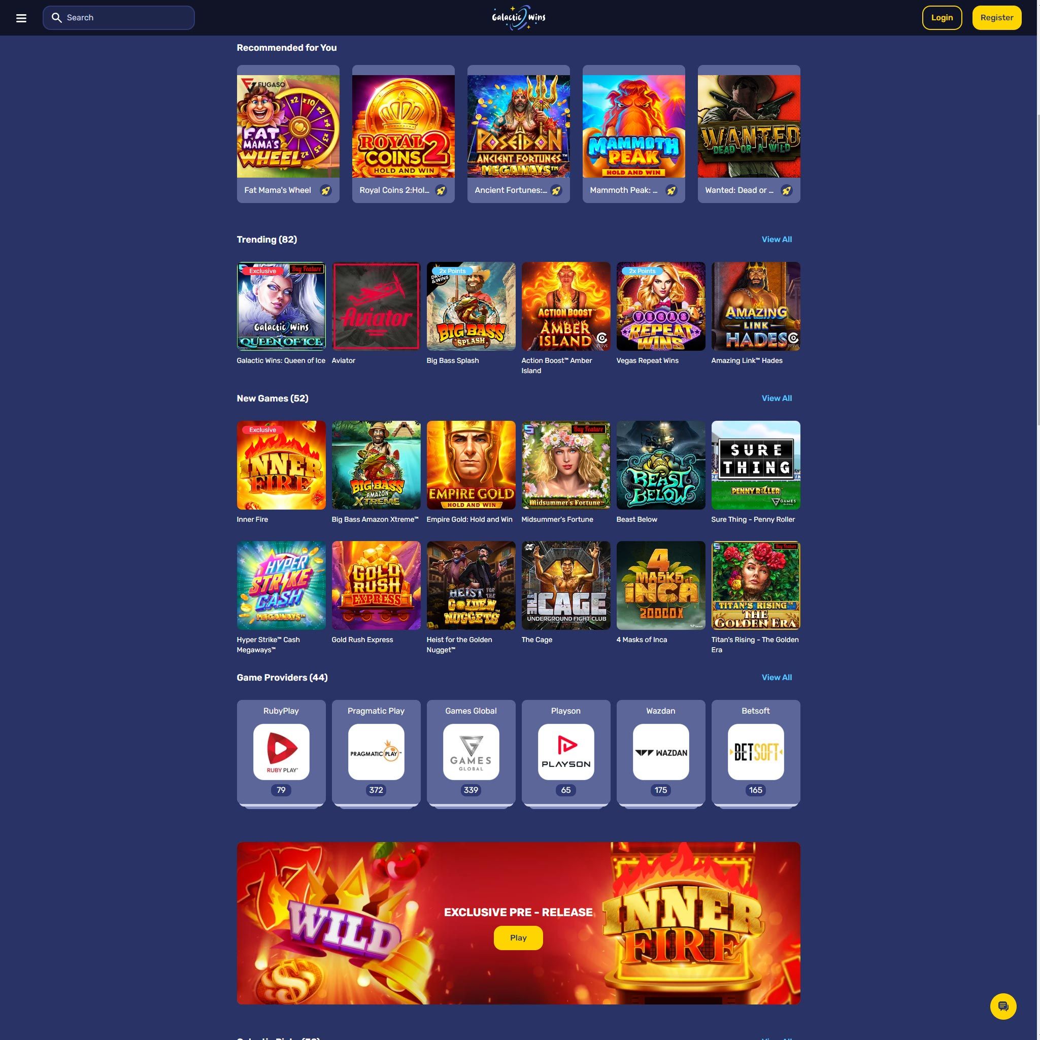 GalacticWins Casino review by Best Netent Casino