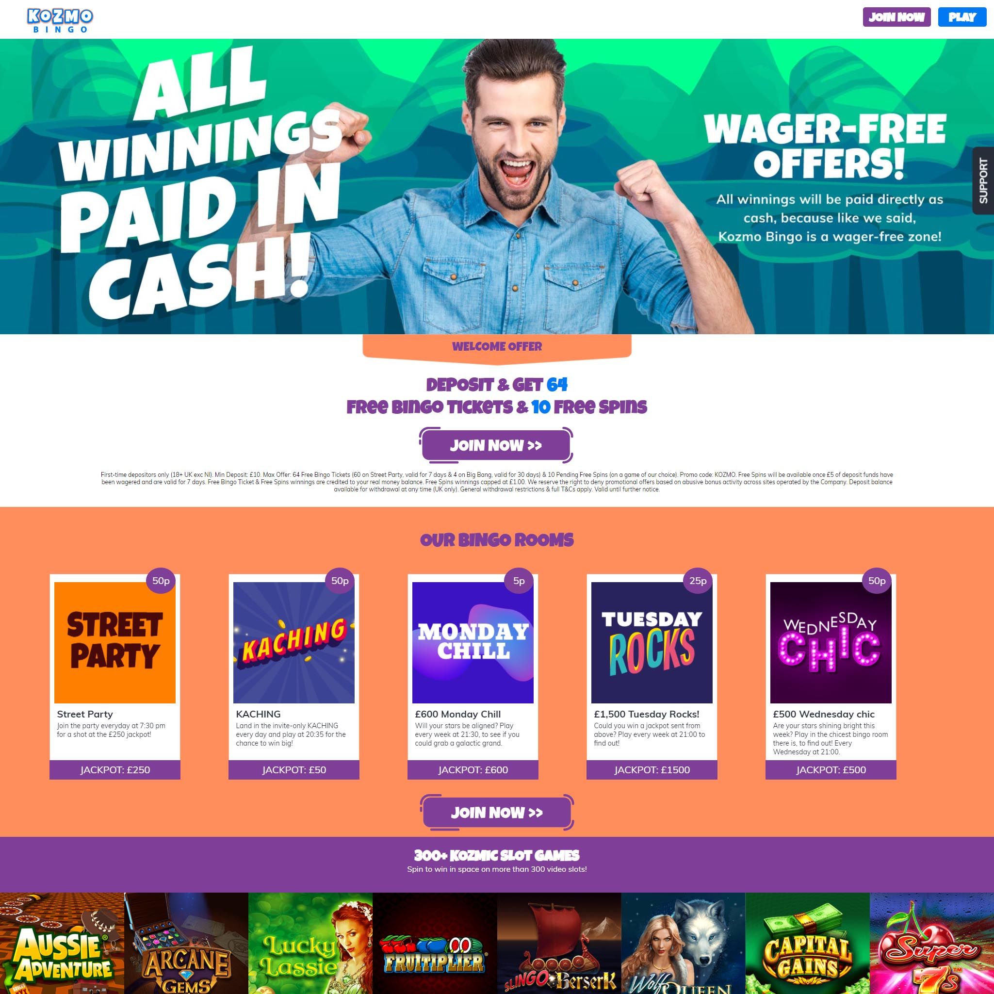 Kozmo Bingo review by Best Netent Casino