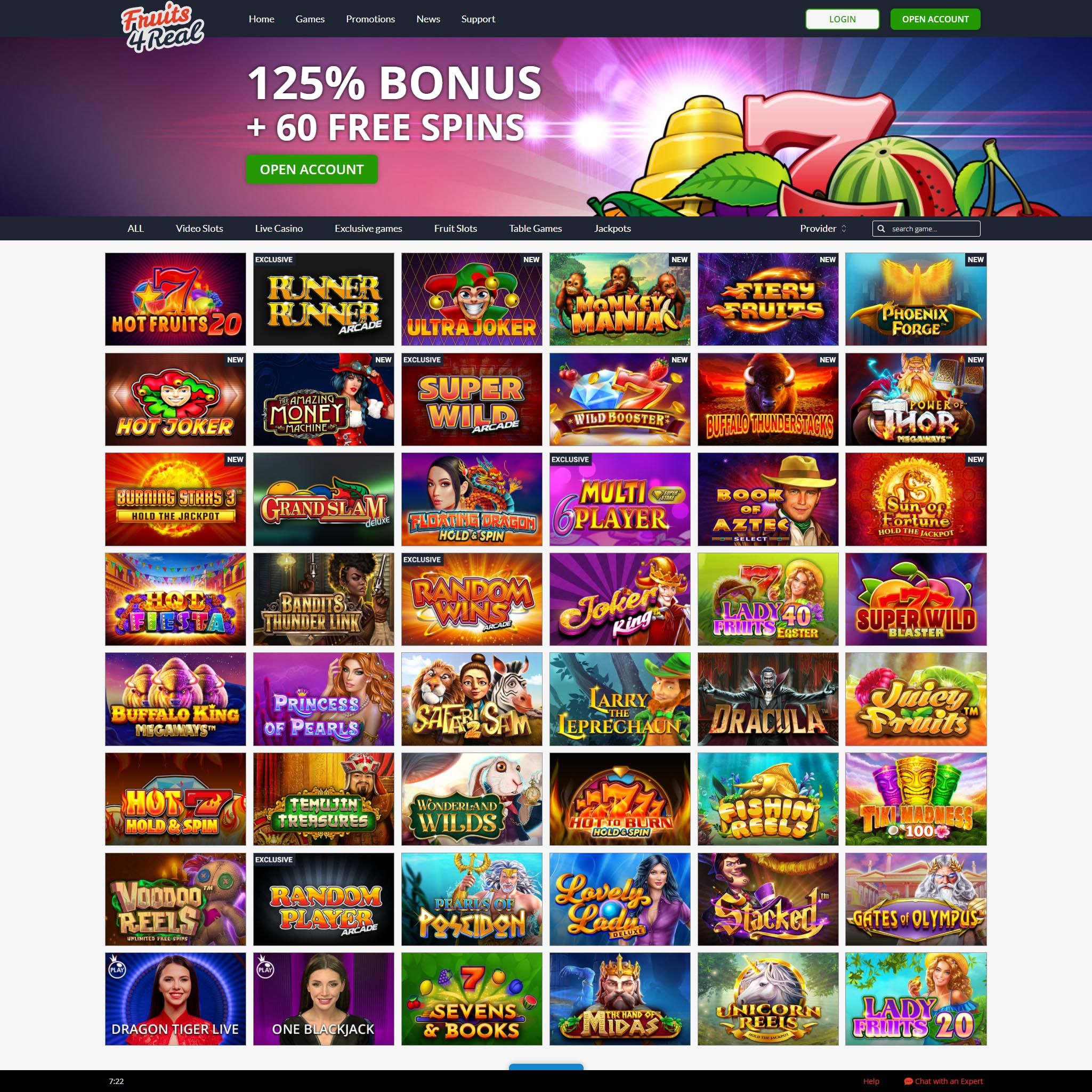 Fruits4Real Casino review by Best Netent Casino