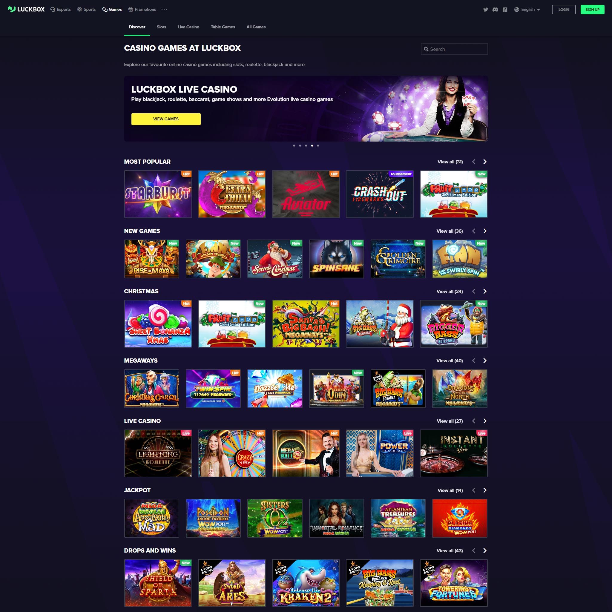 Luckbox Casino review by Best Netent Casino