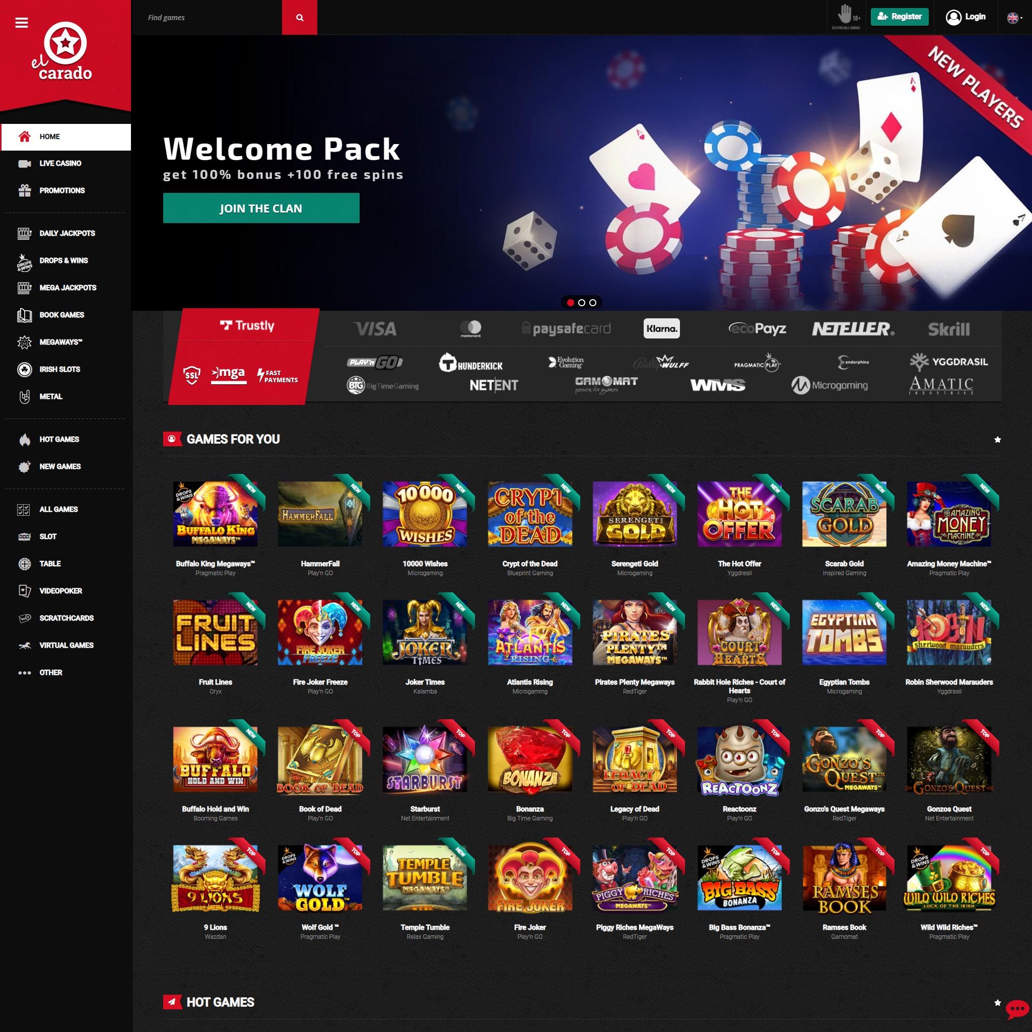 El Carado review by Best Netent Casino