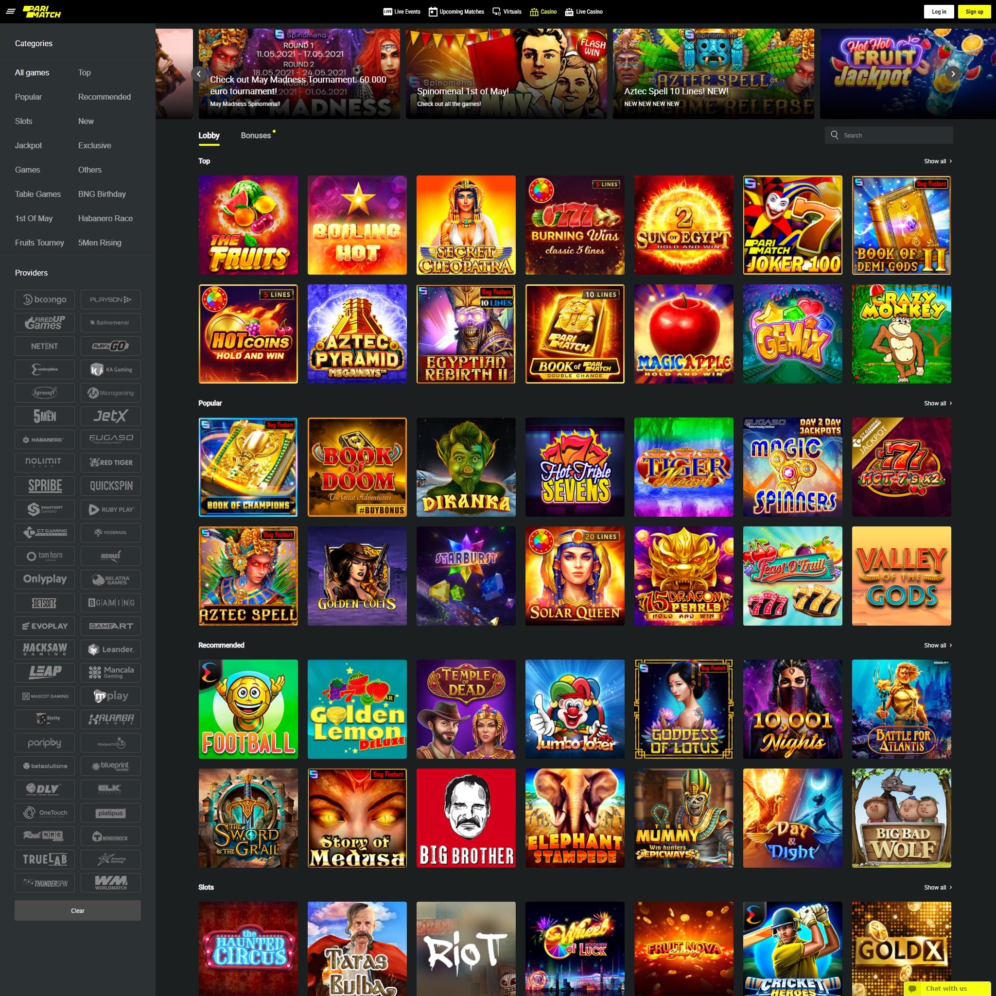 Parimatch review by Best Netent Casino