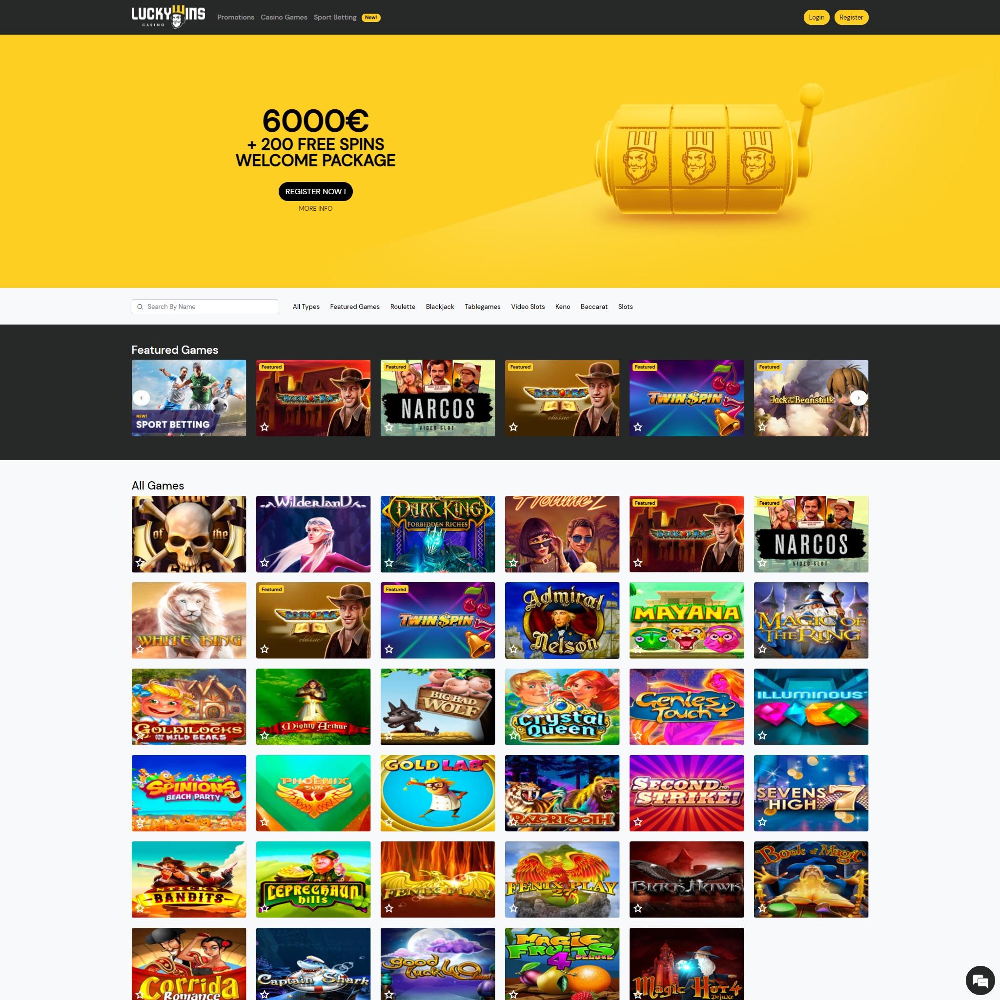 Luckywins Casino review by Best Netent Casino