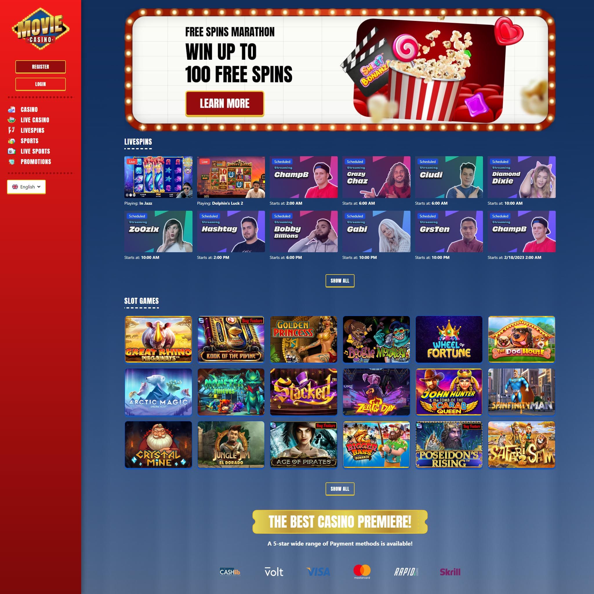 Movie Casino review by Best Netent Casino