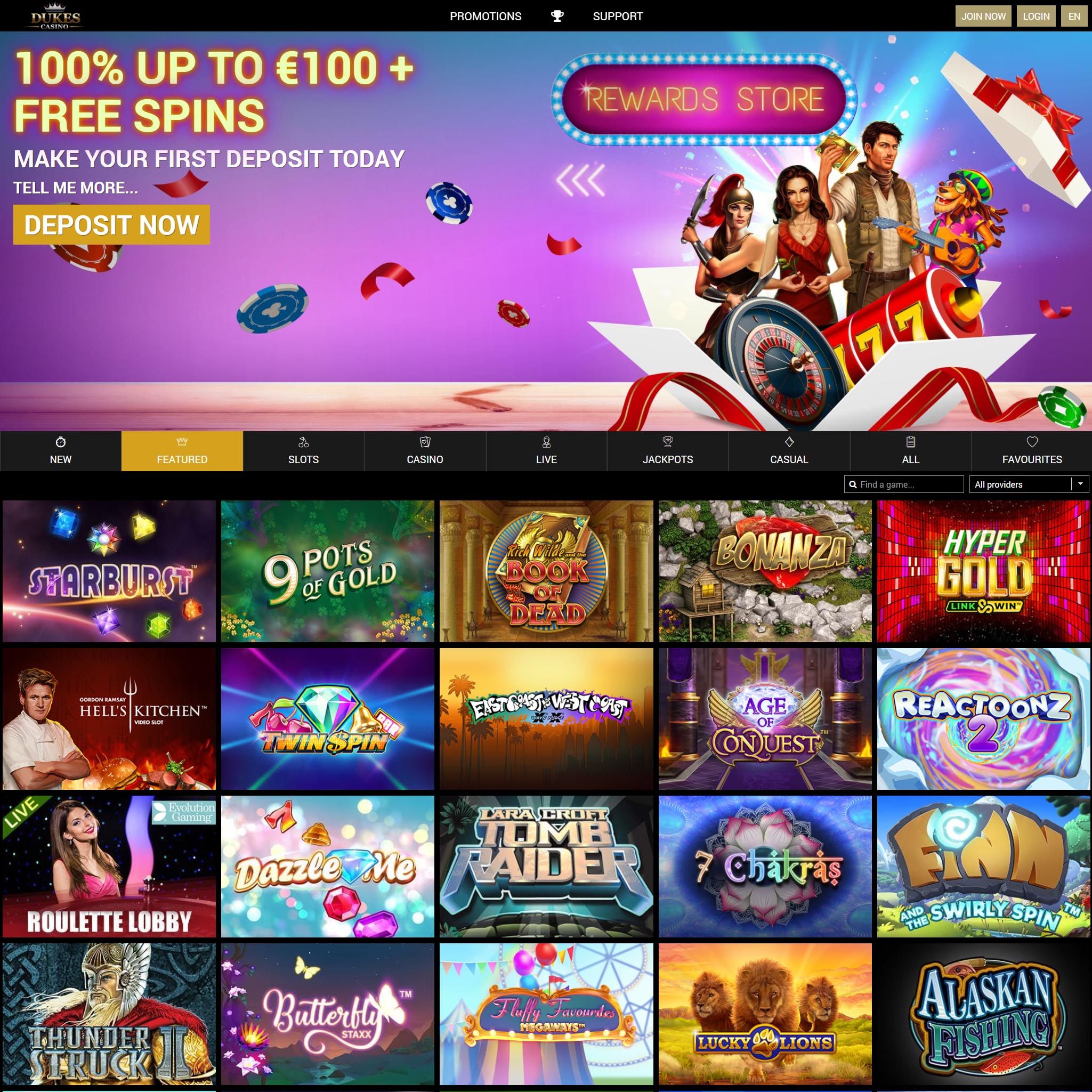 Bet Dukes Casino review by Best Netent Casino