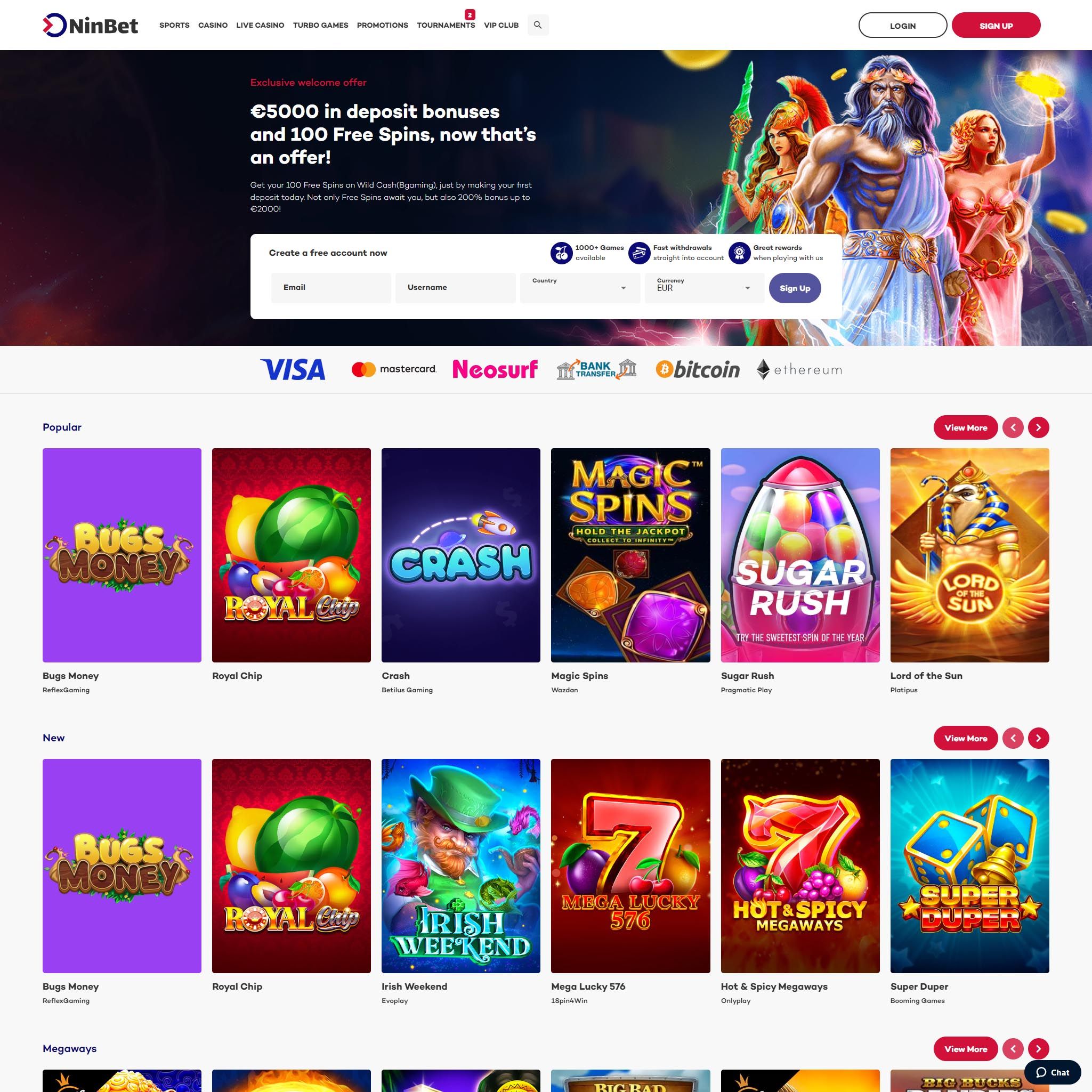 NinBet Casino review by Best Netent Casino