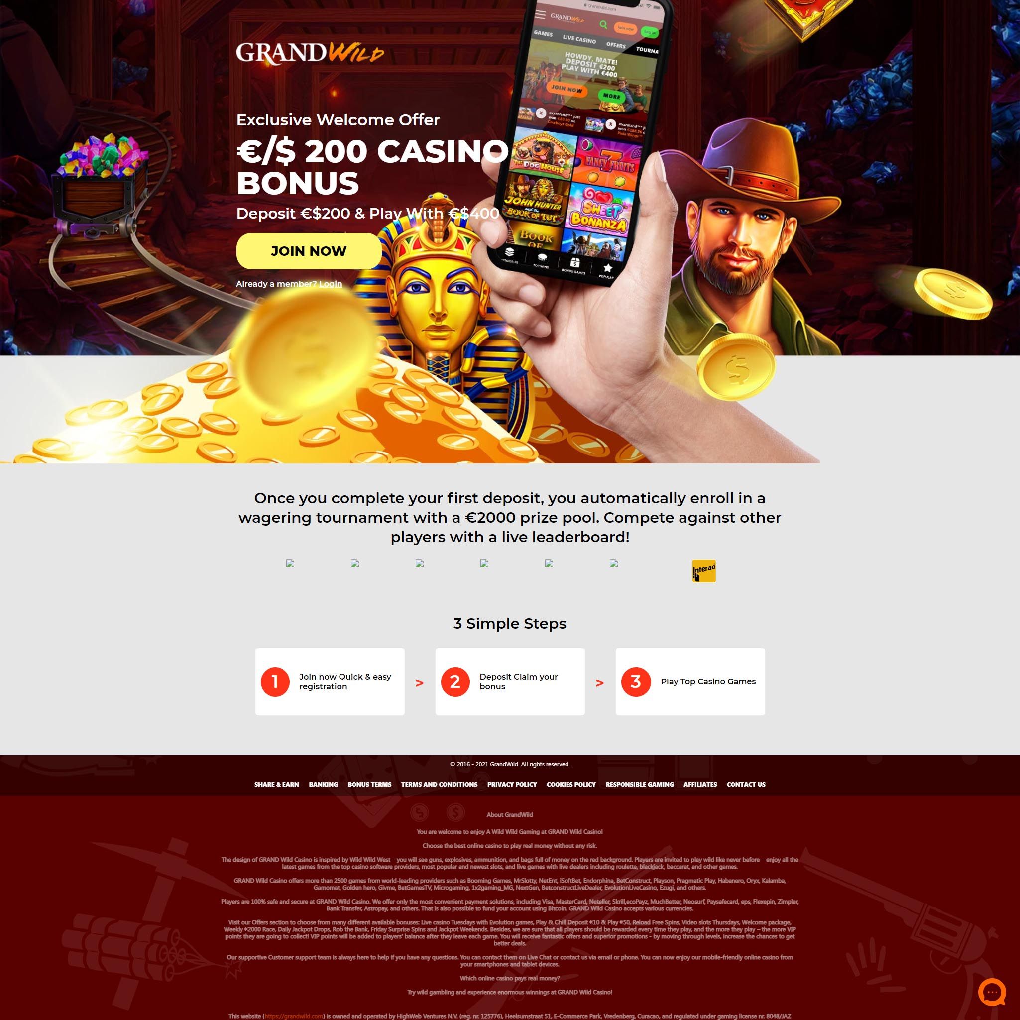 Grand Wild Casino review by Best Netent Casino