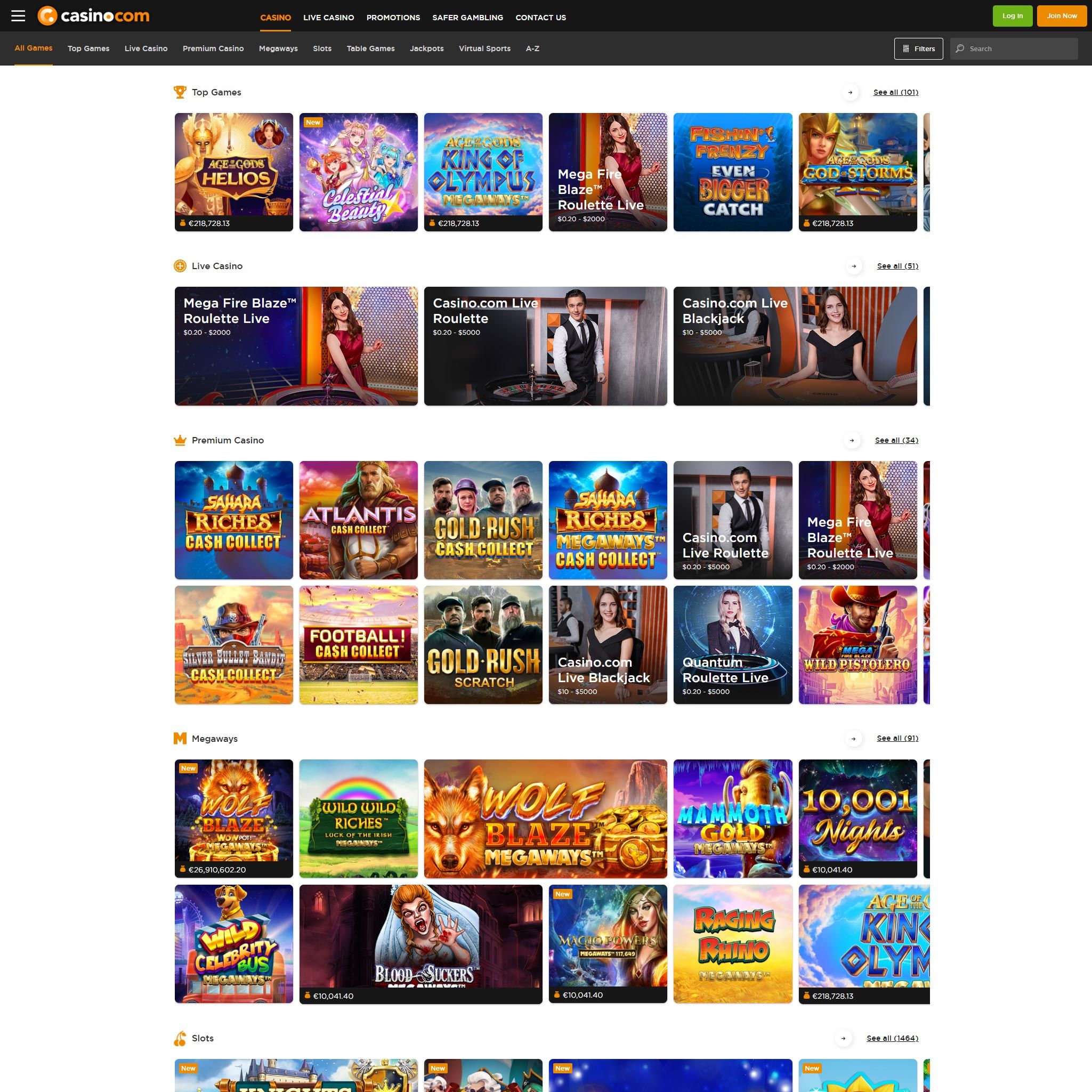 Casino.com review by Best Netent Casino