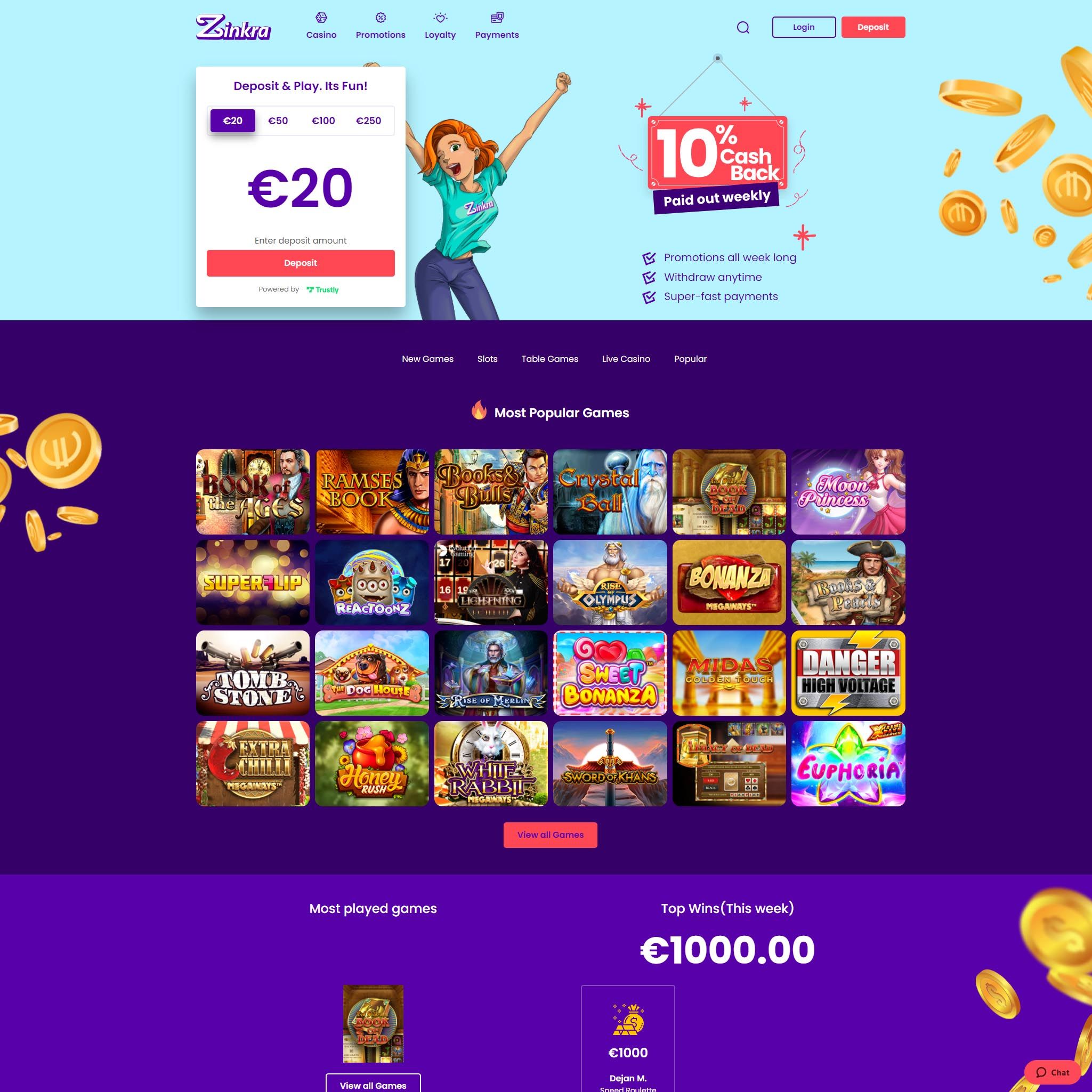 Zinkra Casino review by Best Netent Casino