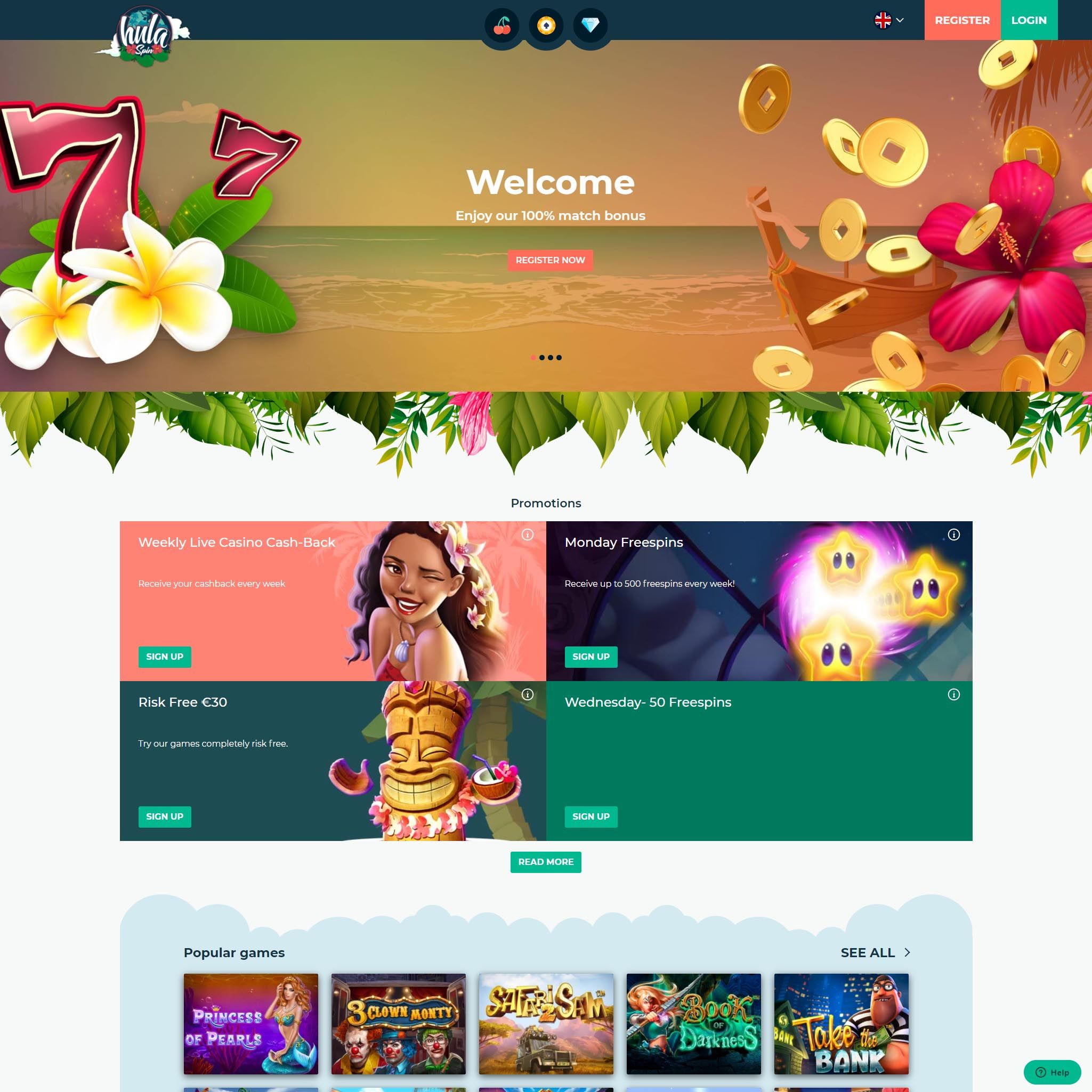 HulaSpin Casino review by Best Netent Casino