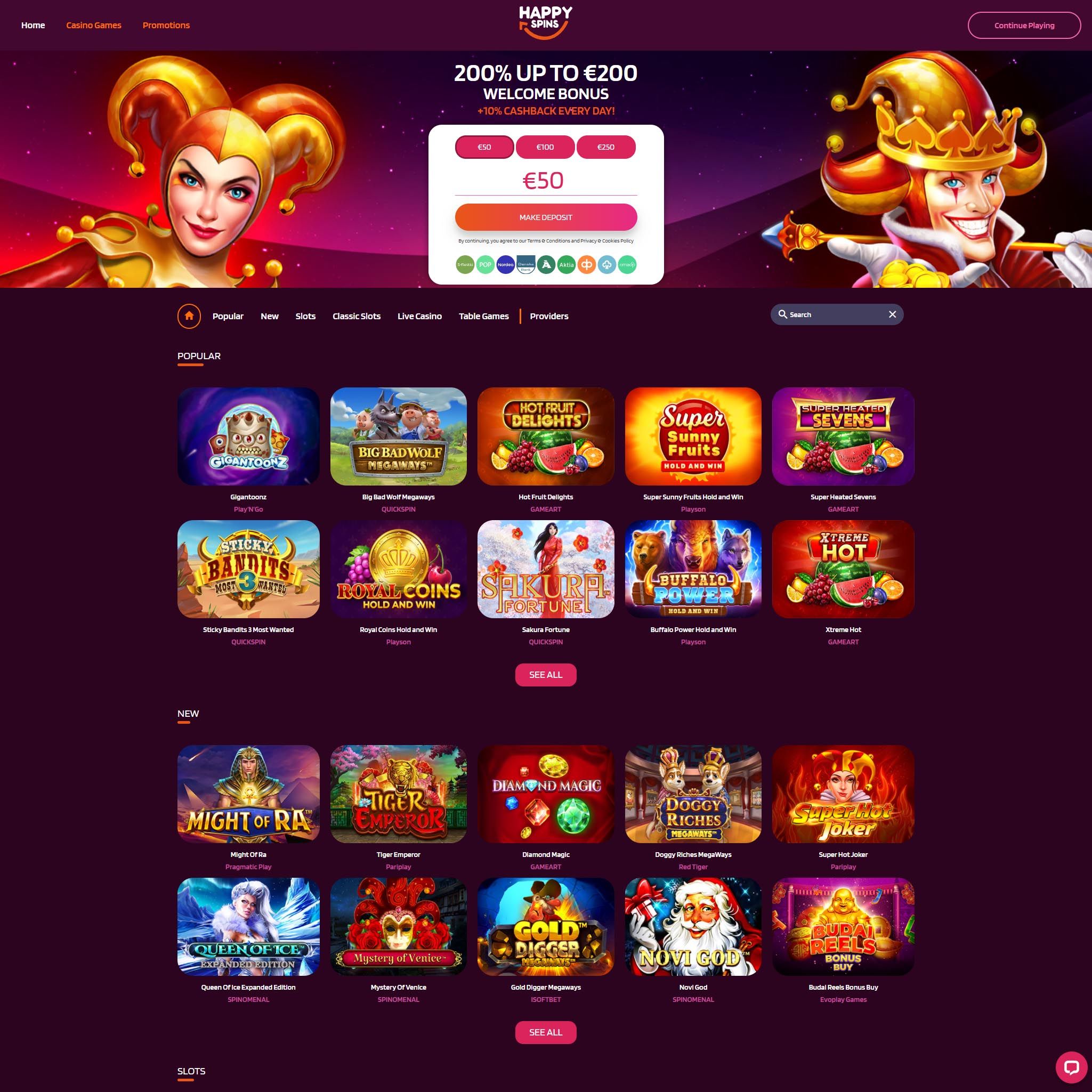 HappySpins Casino review by Best Netent Casino