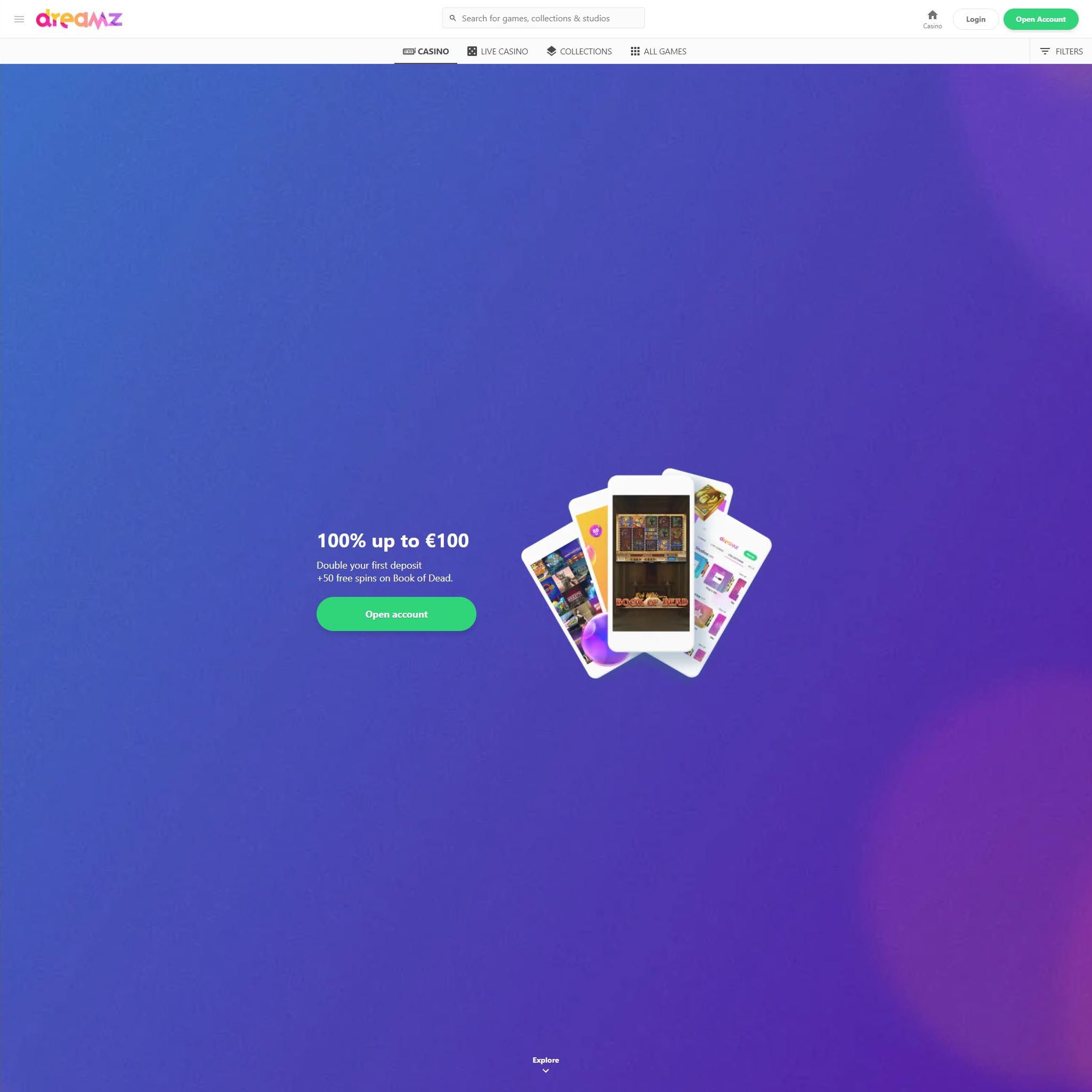 Dreamz Casino review by Best Netent Casino