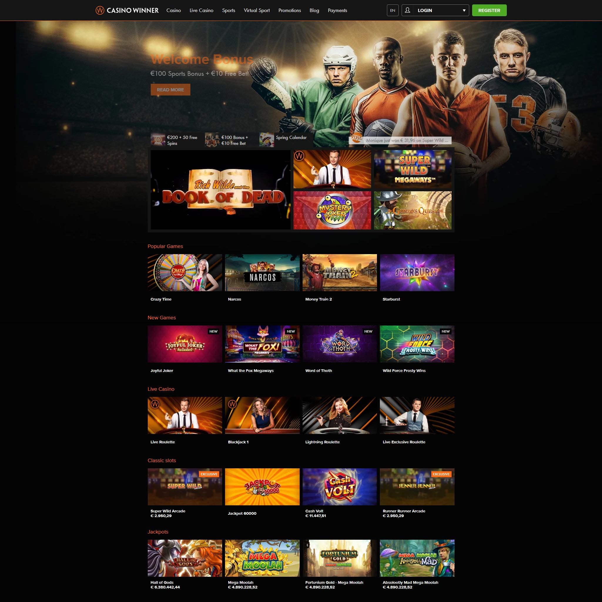 Casino Winner review by Best Netent Casino