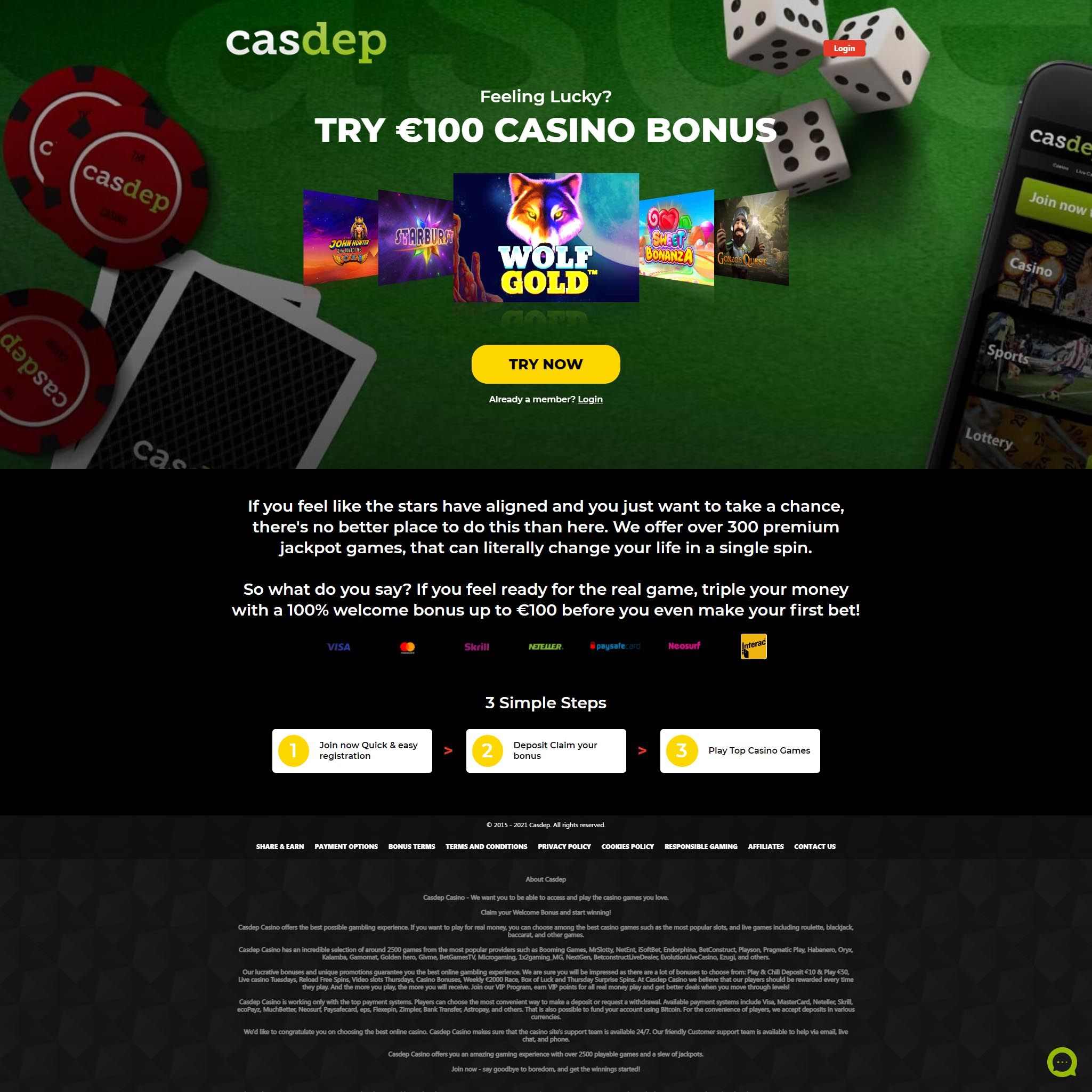 Casdep review by Best Netent Casino